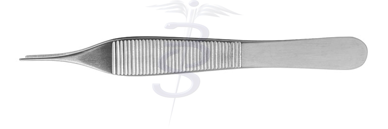 Adson Dissecting Forceps Extra Fine Serrated Jaw 125mm - Bolton Surgical
