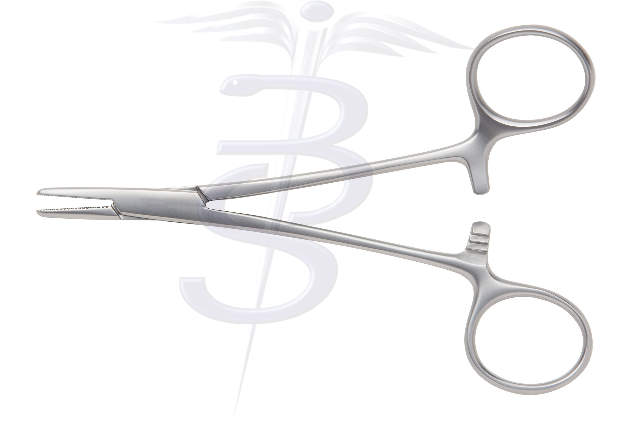 Nievert Needle Holder Offset Bow Serrated Jaws 125mm - Bolton Surgical