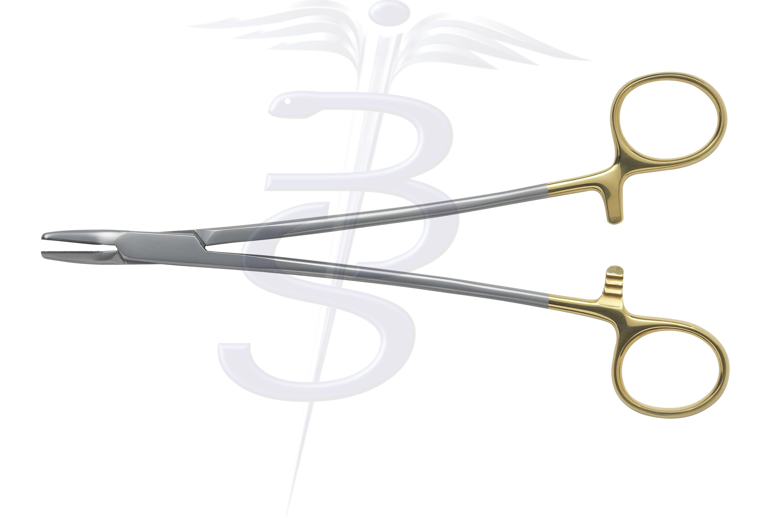 Finochietto Needle Holder Tungsten Carbide Jaws  (Serration Pitch 0.5mm for Suture Size 5 to 4/0) - Bolton Surgical
