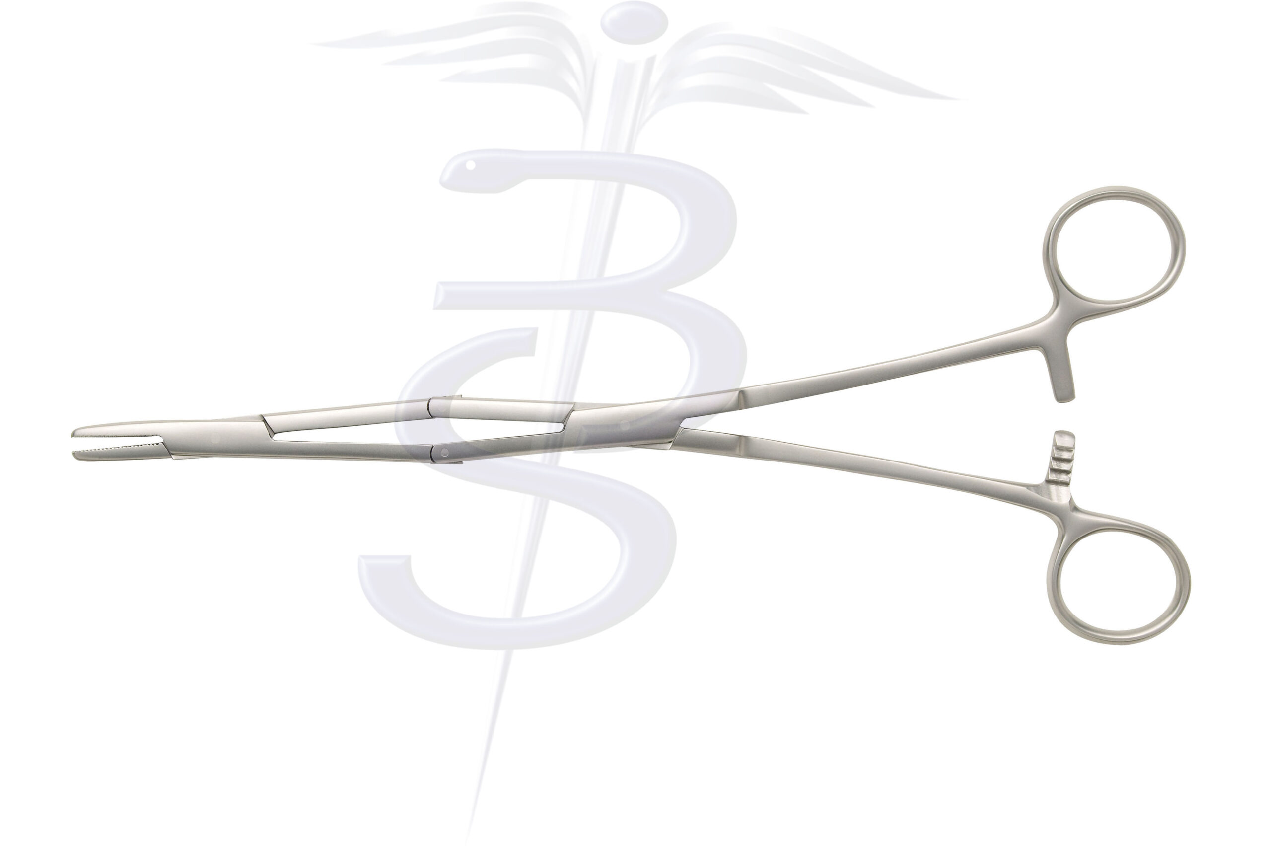 Naunton Morgan Needle Holder Serrated Heavy Pattern 250mm - Bolton Surgical