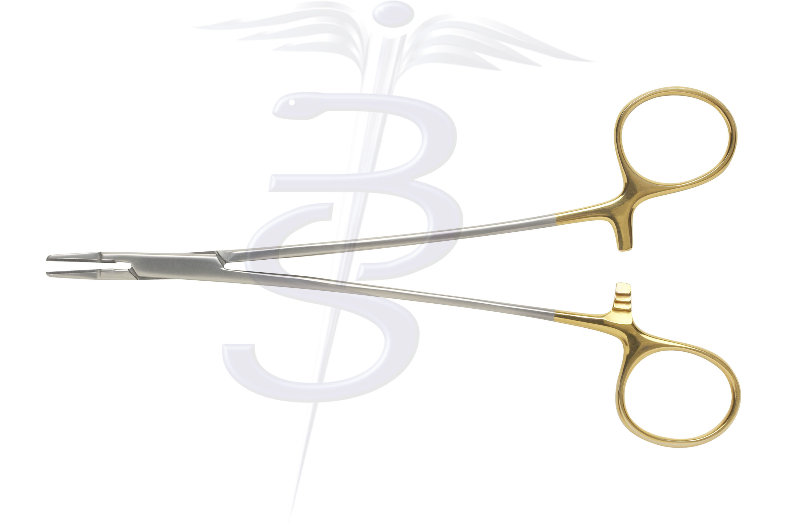 Ryder French Eye Needle Holder with Tungsten Carbide Jaws - Bolton Surgical