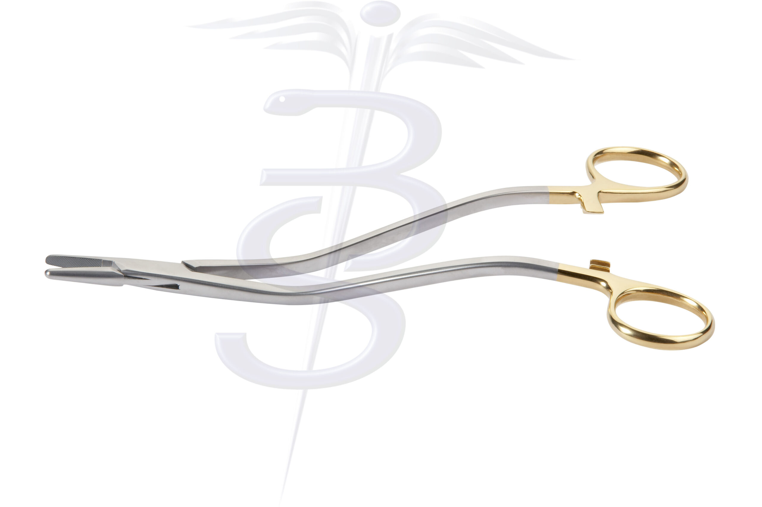 Thomson Walker Needle Holder Tungsten Carbide Jaws (Serration Pitch 0.5mm for Suture Size 5 to 4/0) Overall Length 200mm - Bolton Surgical