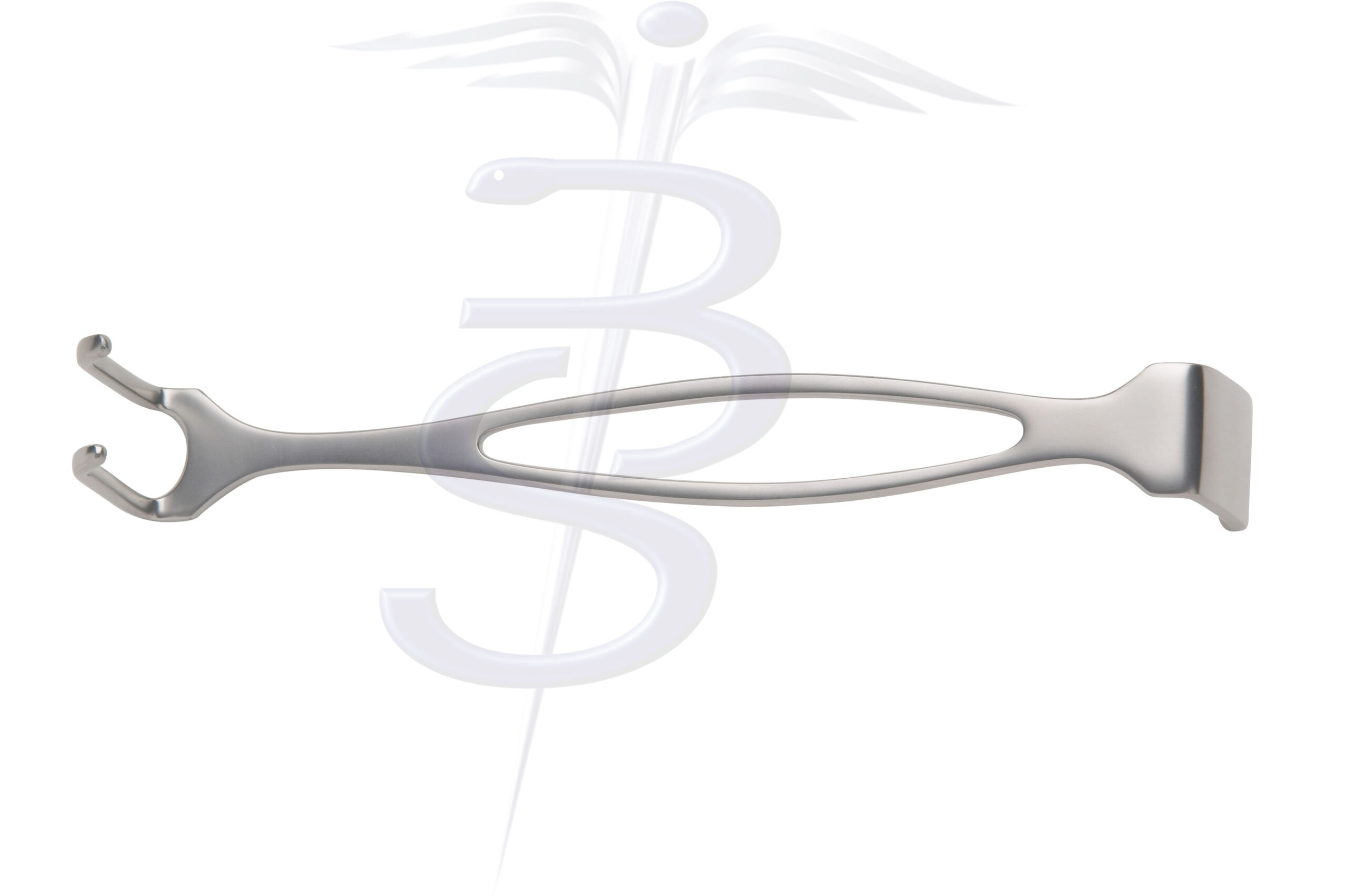 Czerny Retractor Double Ended with Solid Blade 23mm Wide x 40mm Deep & 2 Pronged Blades 23mm Wide x 38mm Deep Overall Length 180mm - Bolton Surgical