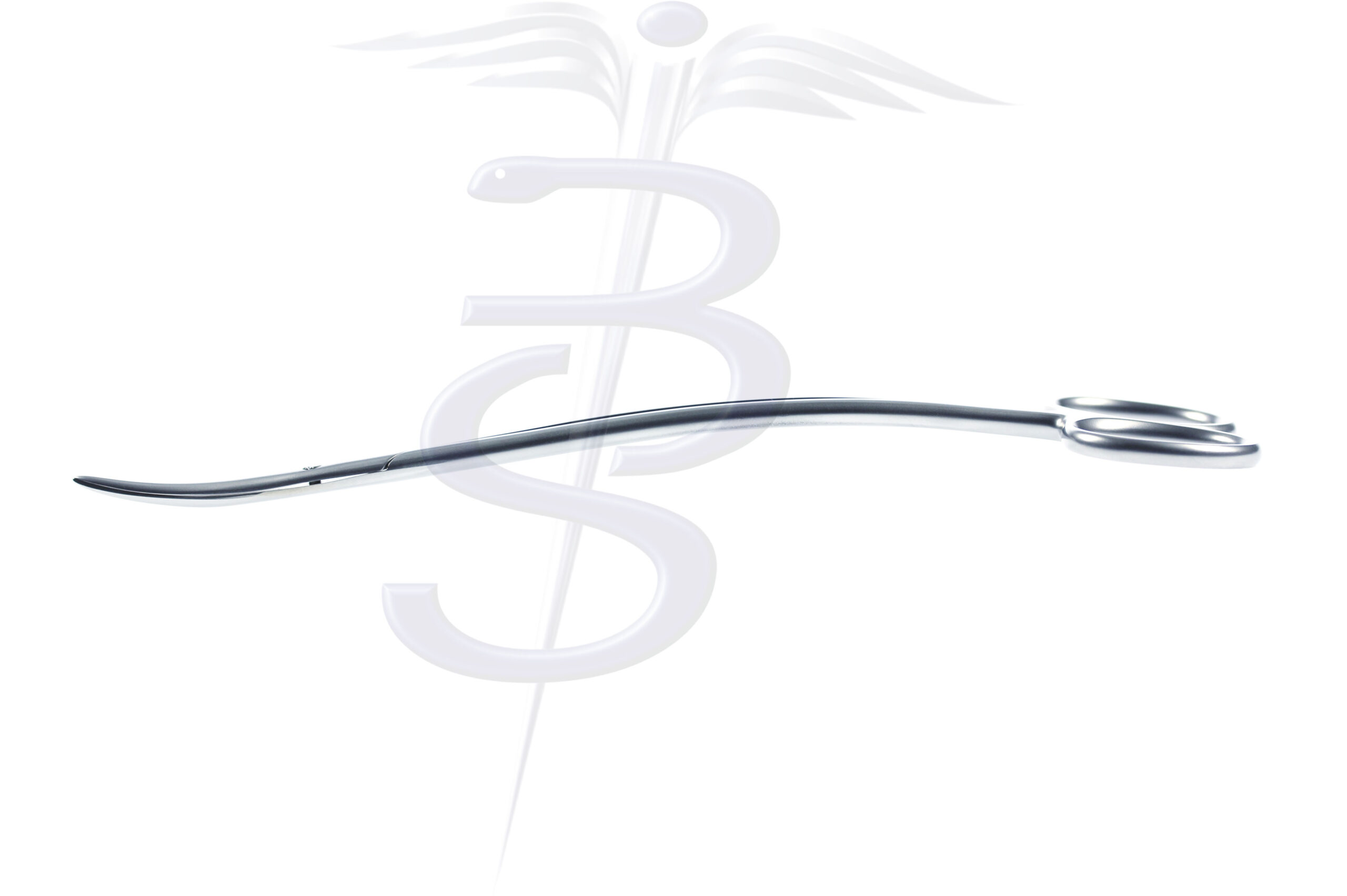 Boyd Scissors Double Curve with Semi-Sharp Pointed Blades 180mm - Bolton Surgical