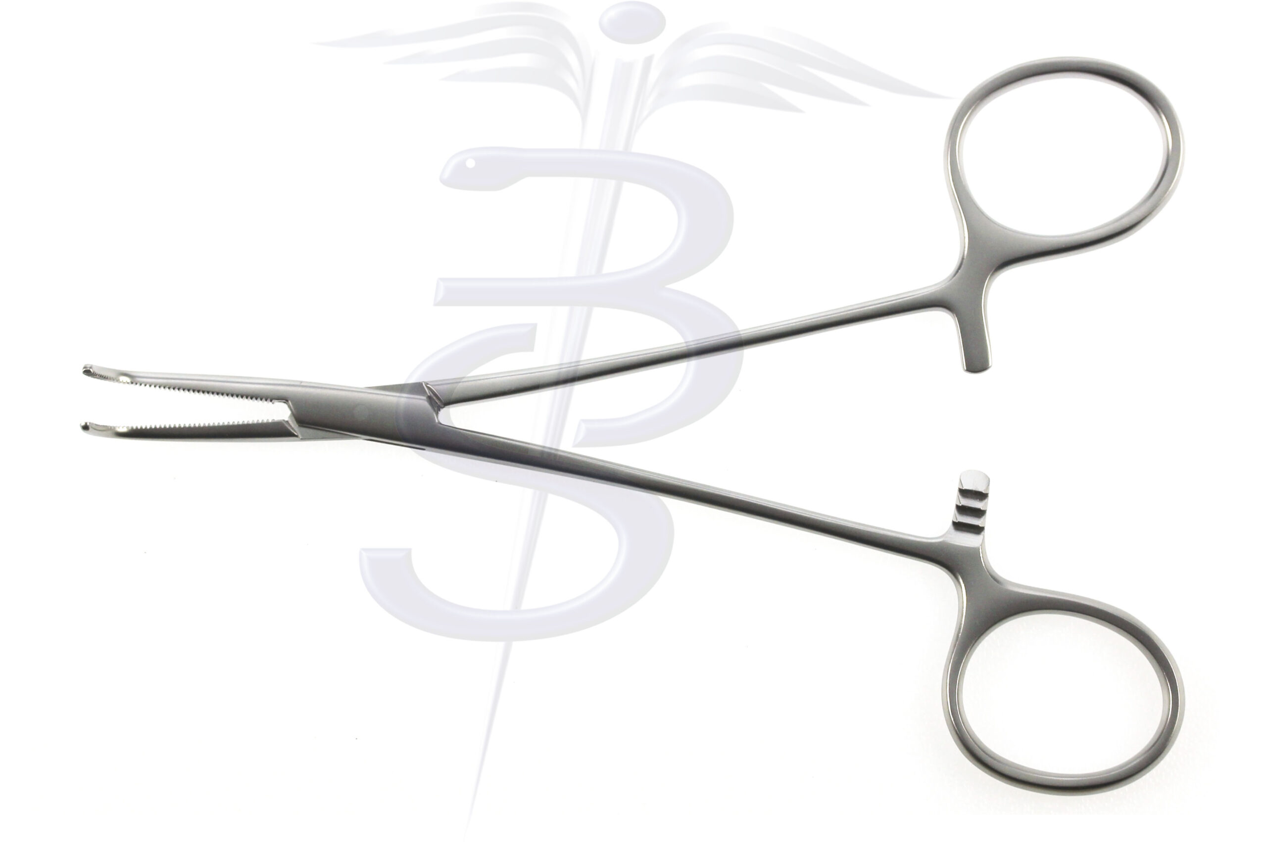 Gemini-Mixter Artery Forceps Curved with Fully Serrated Jaws - Bolton Surgical