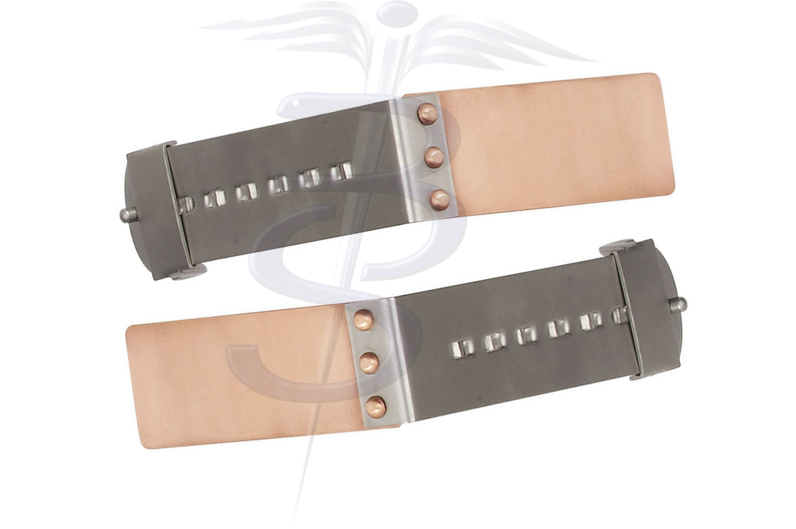 Turner Warwick Malleable Copper Blade ‘B’ 38mm (W) x 102mm (D) (With Slide Lock) (Set 2) - Bolton Surgical