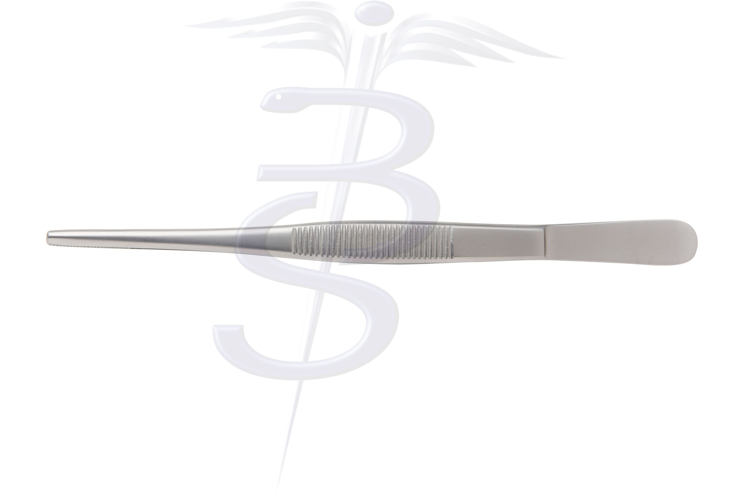 Round Point Dissecting Forceps with Serrated Jaws - Bolton Surgical