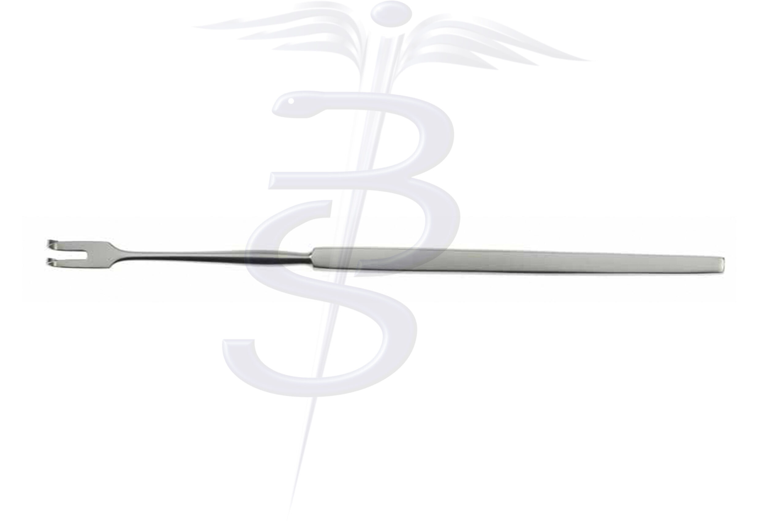 Wound and Tracheal Retractor Small Curve with 2 Sharp Prongs Overall Length 165mm - Bolton Surgical