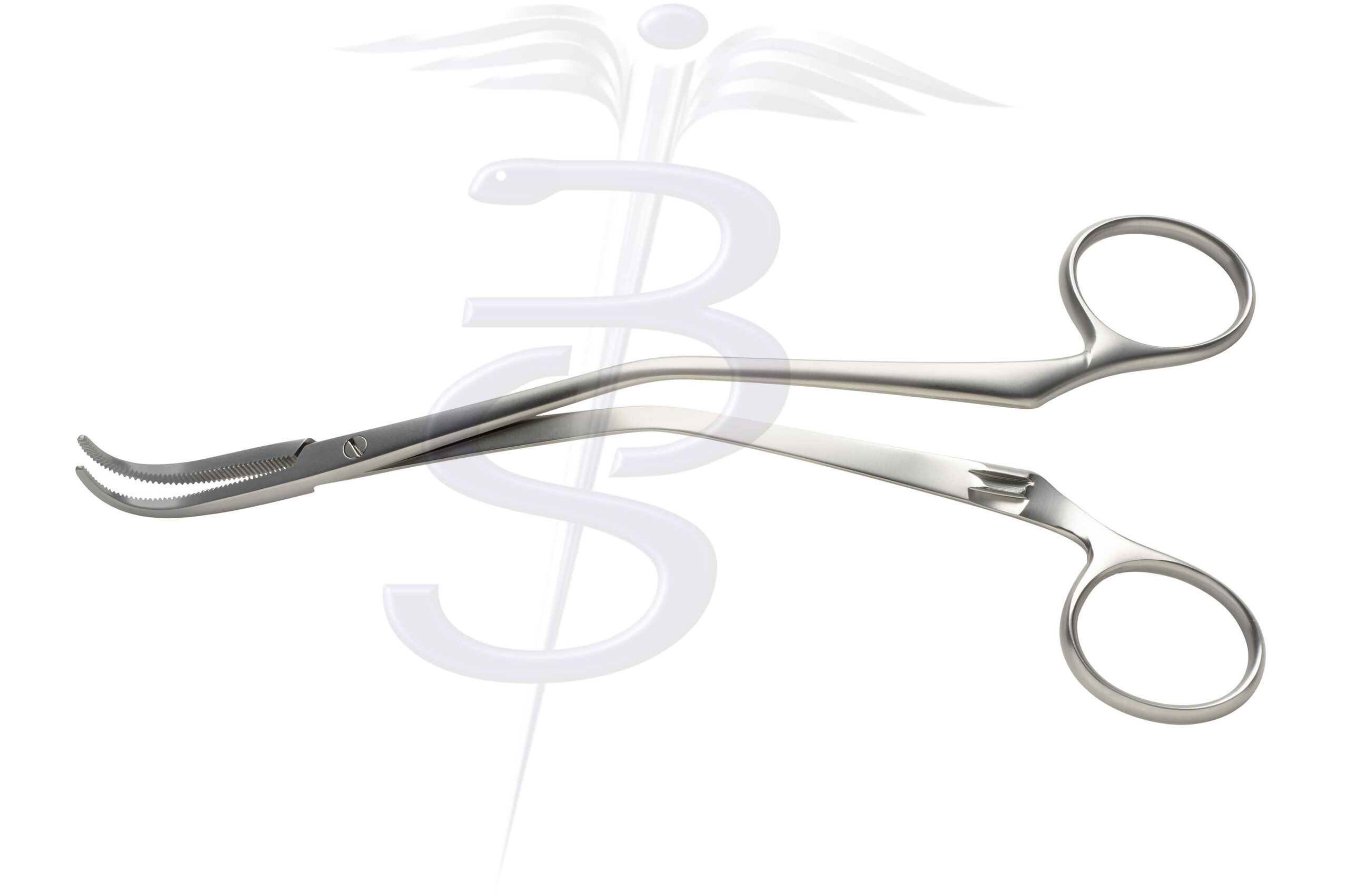 Wilson Tonsil Artery Forceps Cranked Shaft Curved Jaw Screw Joint 190mm - Bolton Surgical