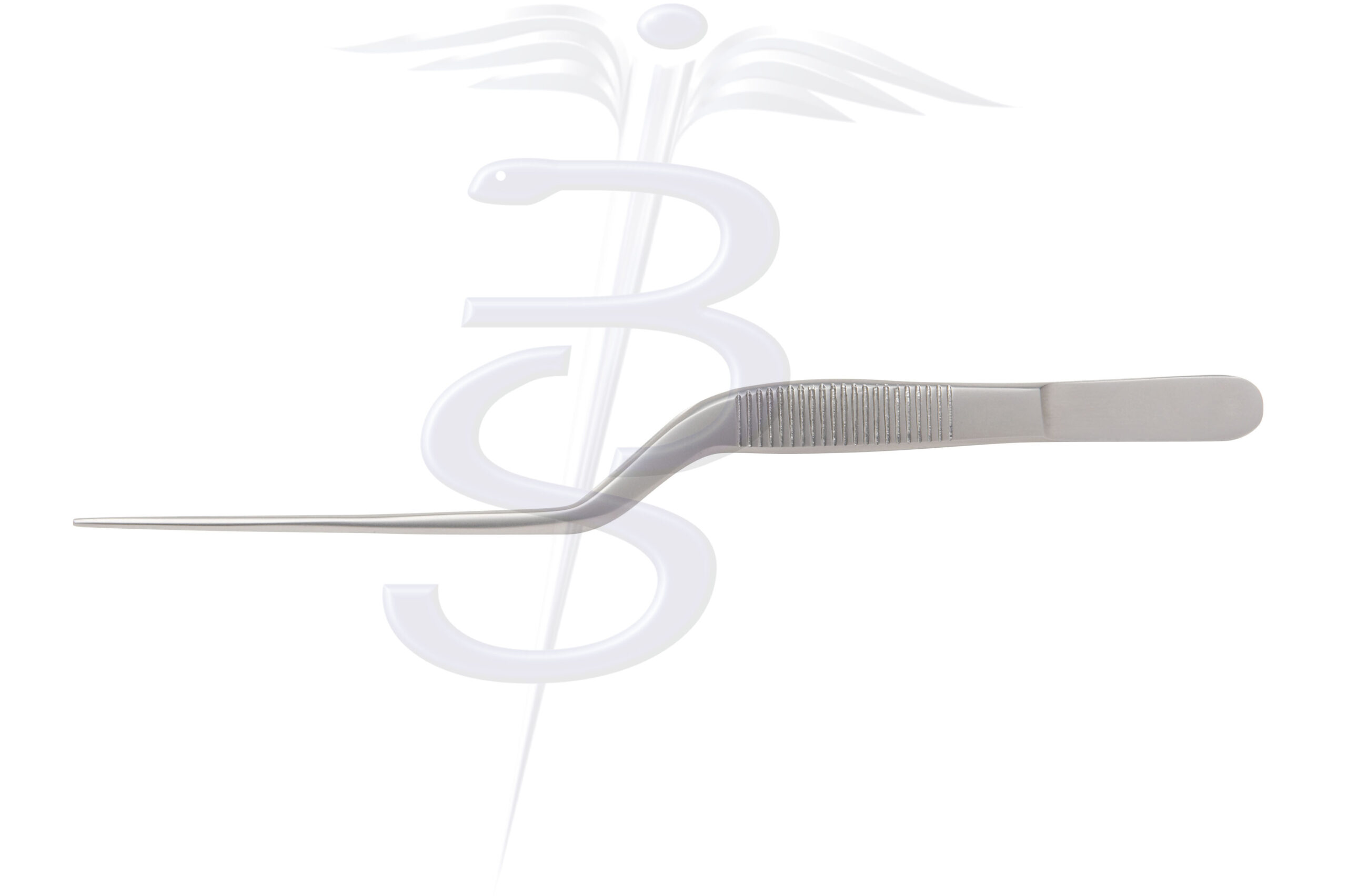 Lucae Aural Forceps Bayonet Serrated 150mm - Bolton Surgical