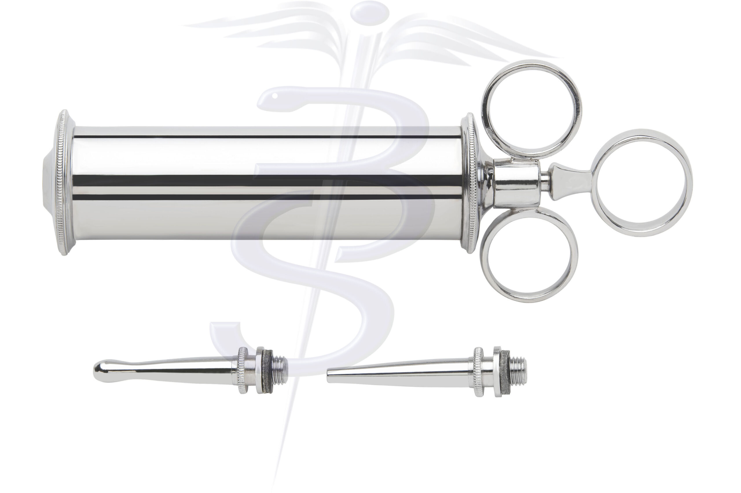 Ear Syringe Supplied with 2 Nozzles (Bulbous & Straight) - Bolton Surgical