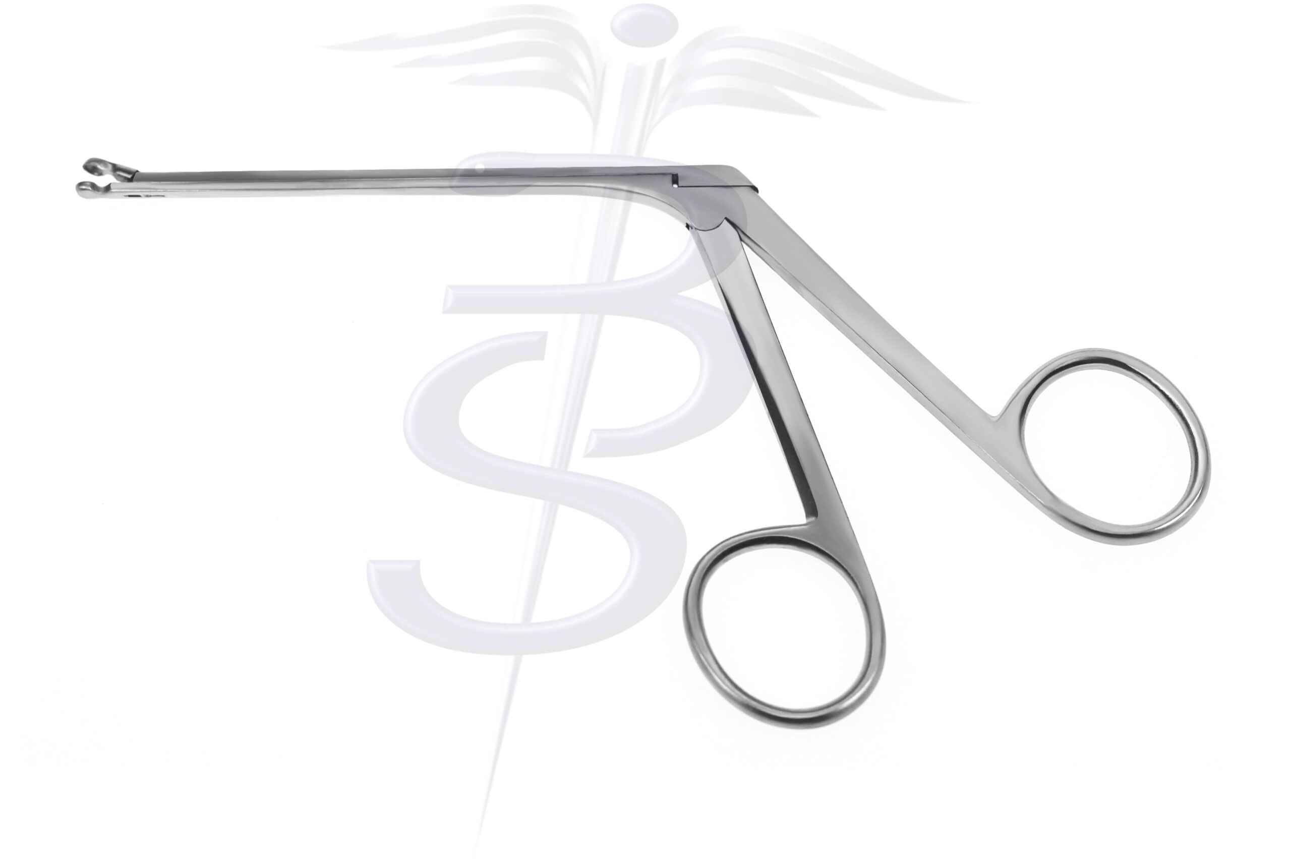 Hartman Forceps Oval Cup Satin Finish with 7mm x 2.25mm Jaw 75mm Shoulder to Tip - Bolton Surgical