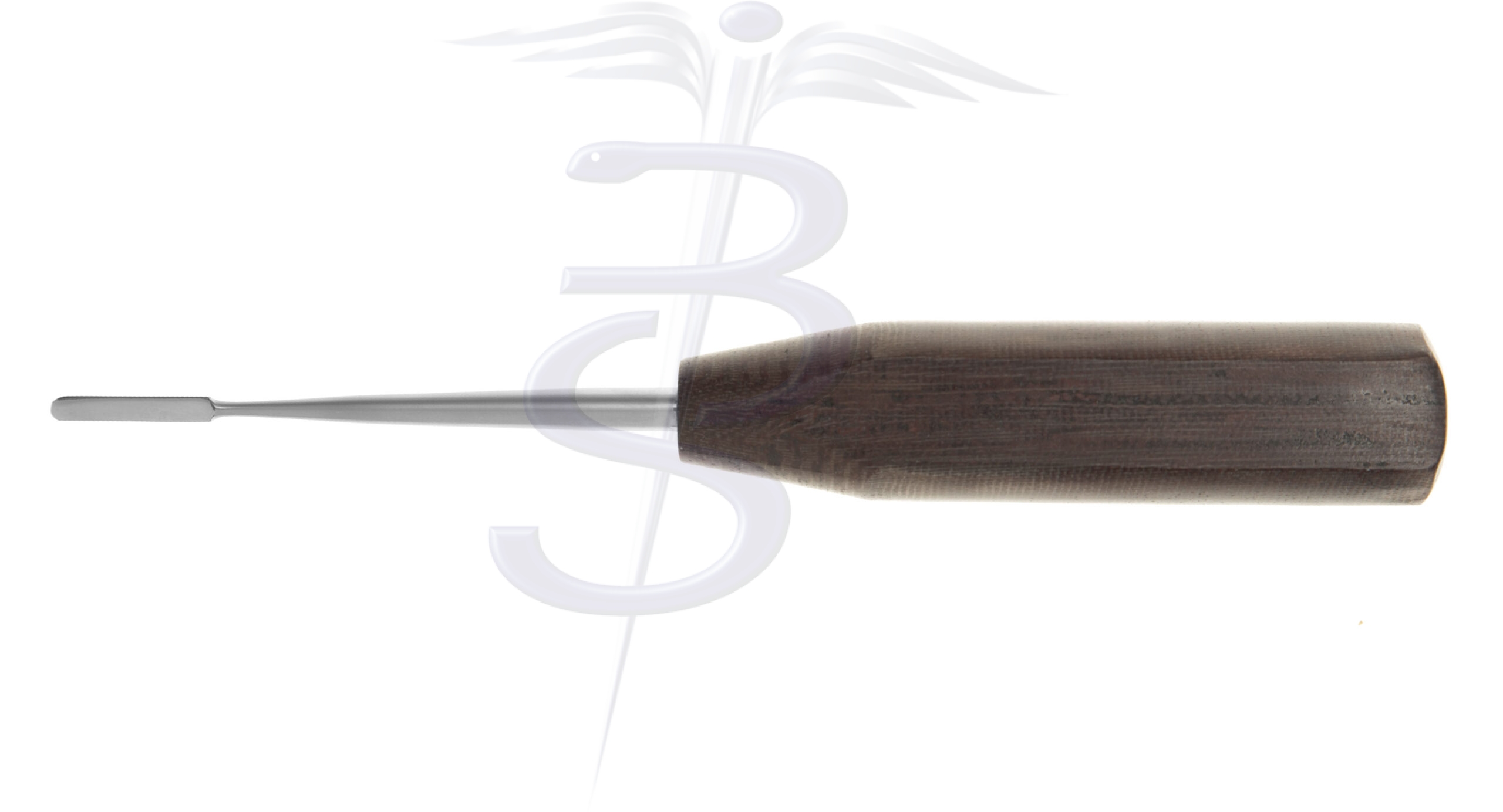 Periosteal Elevator Round Edge with Tufnol Handle, Overall Length 180mm - Bolton Surgical