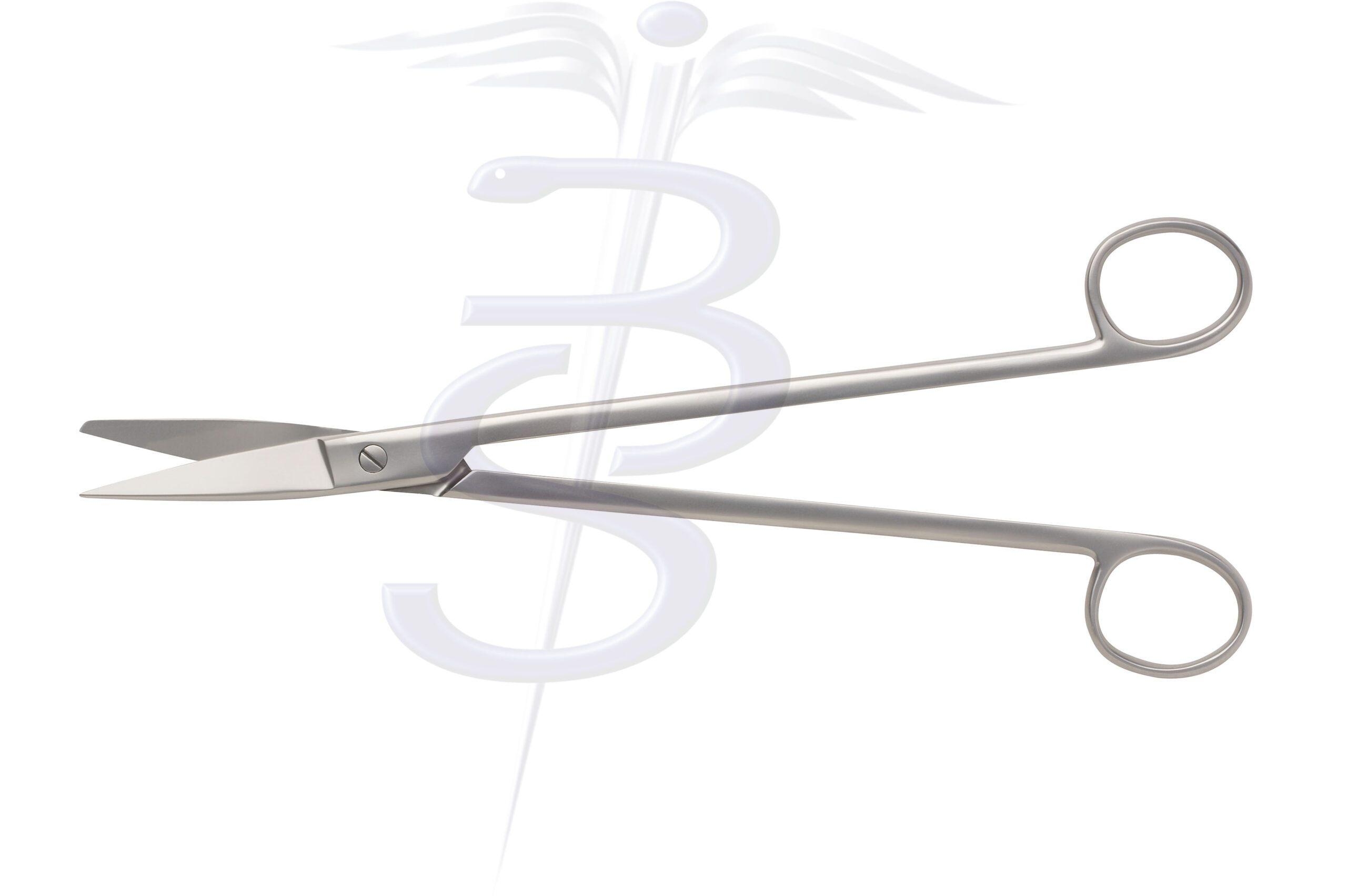Extra-Capsular Revision Scissors with 15 Deg Angled on Flat 50mm Blades Overall Length 250mm - Bolton Surgical