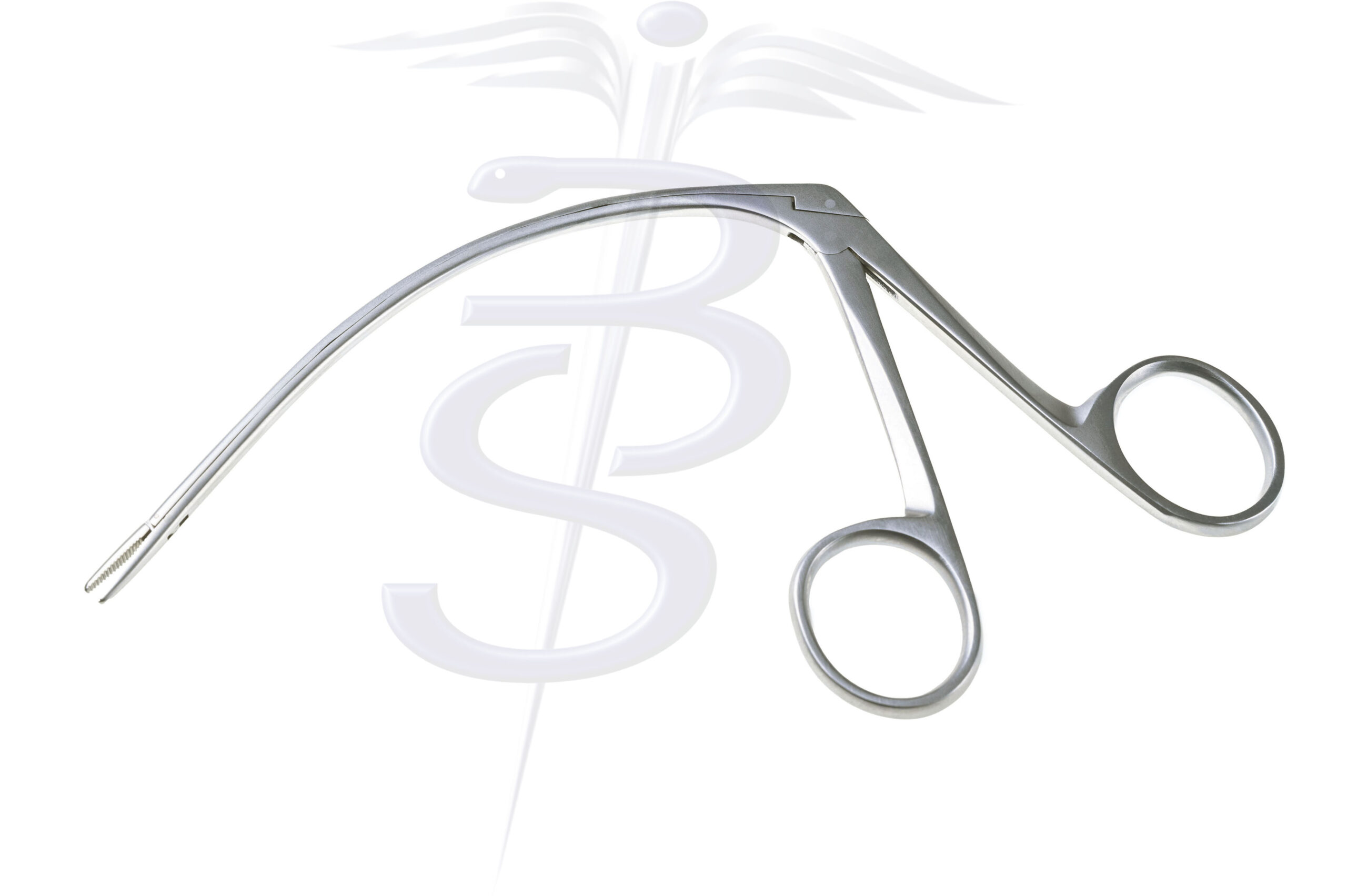 Carrol Tendon Tunnelling Forceps Curved 150mm - Bolton Surgical
