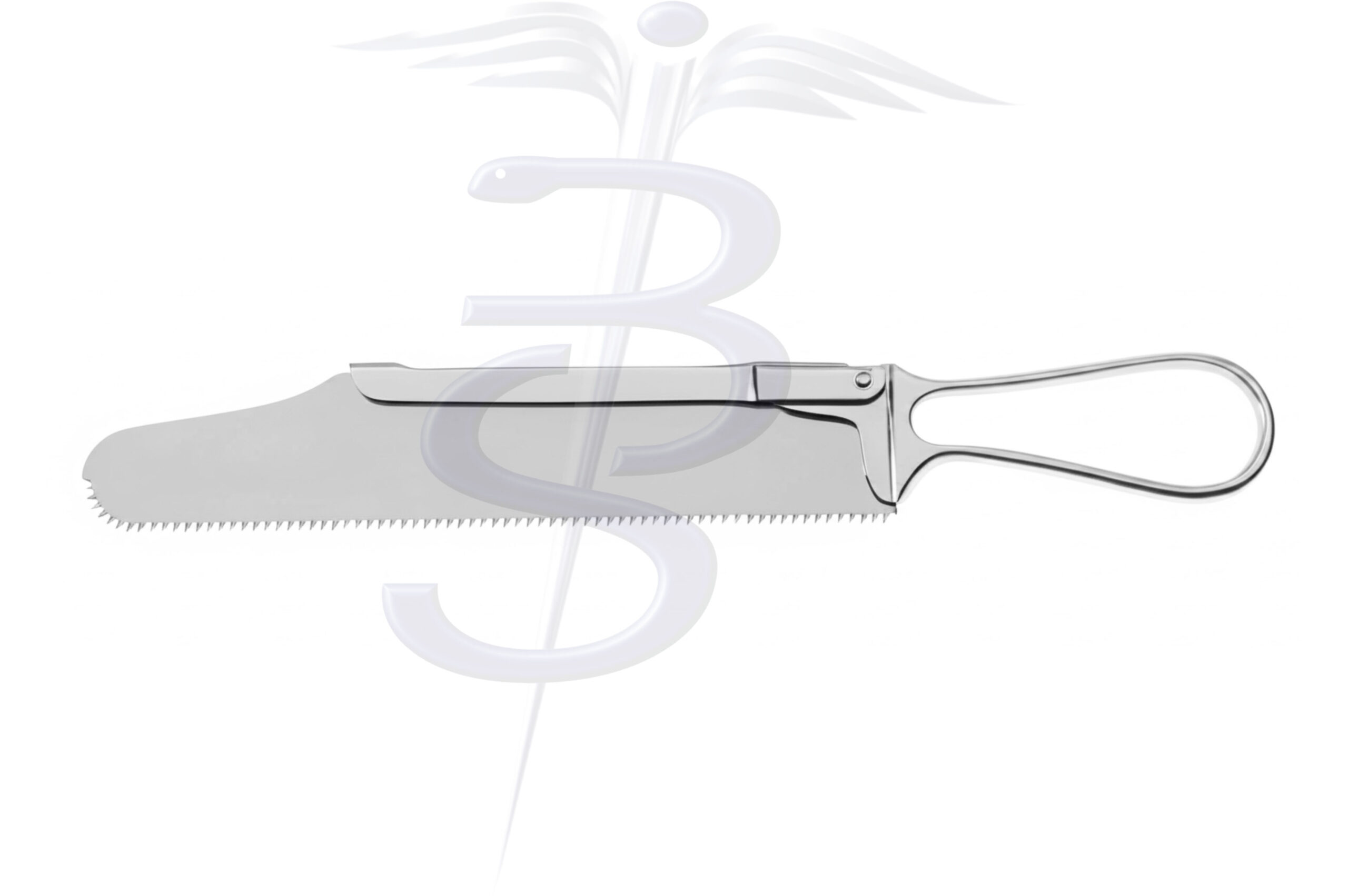 Army Pattern Amputation Saw Removable Handle 180mm - Bolton Surgical