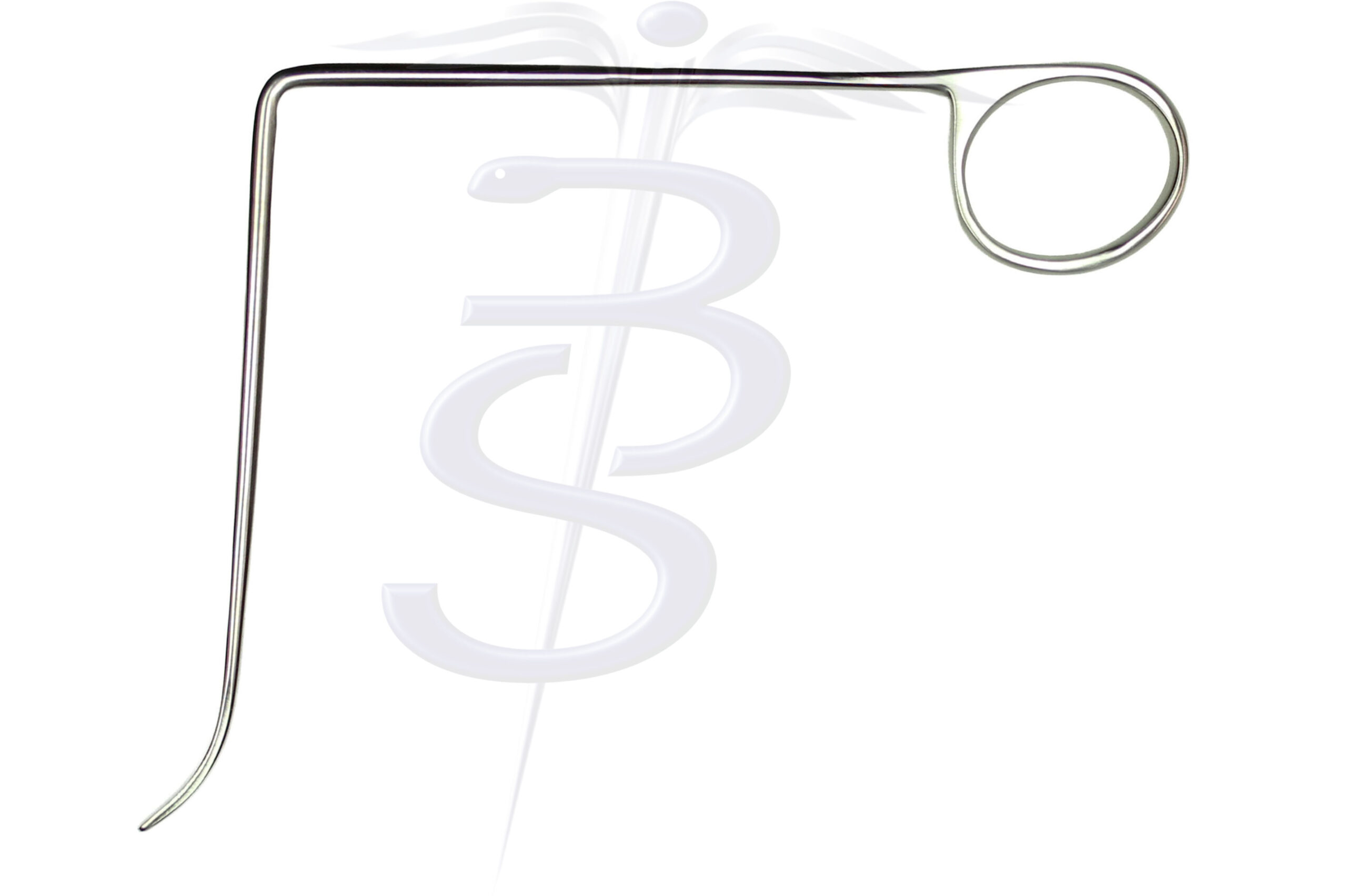 Trethowan Bone Lever Angled 90 degree with Ring Handle 220mm - Bolton Surgical