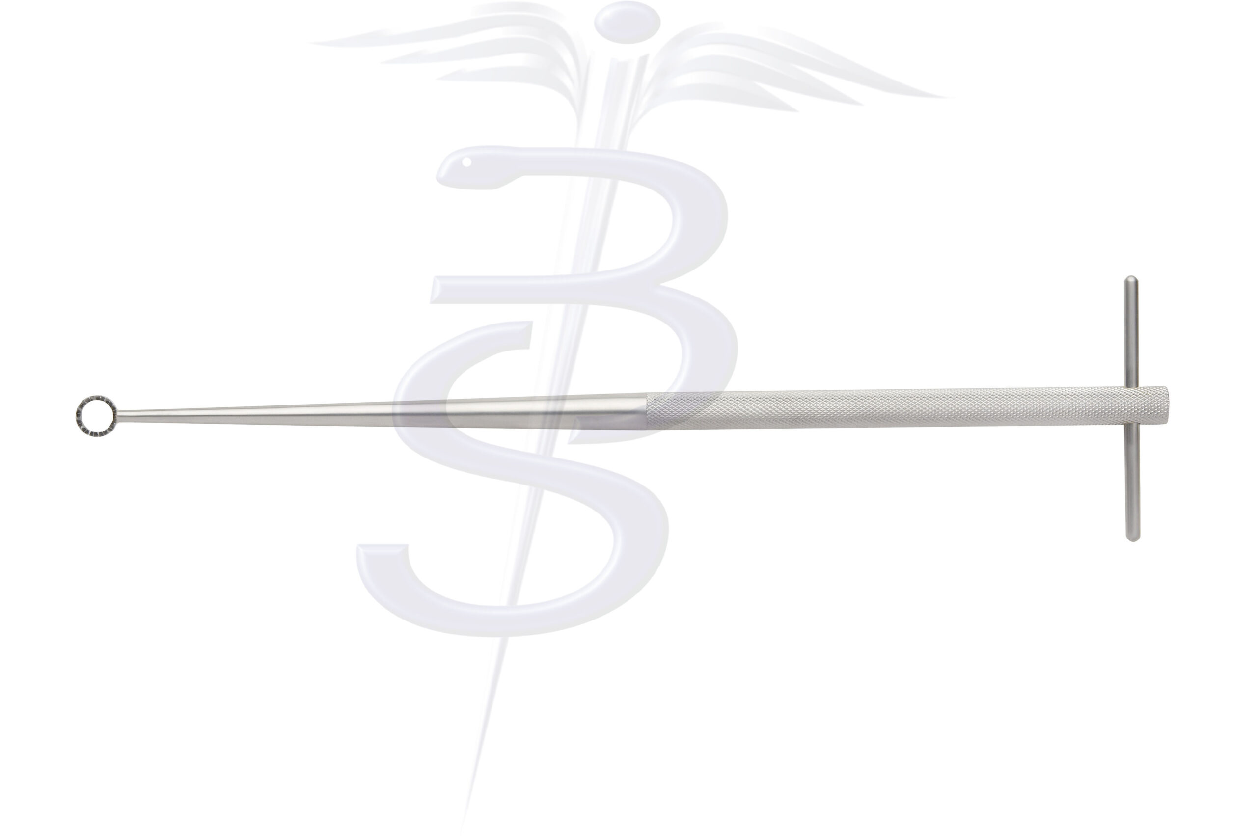 Charnley Ring Curette with T-Handle Overall Length 395mm - Bolton Surgical