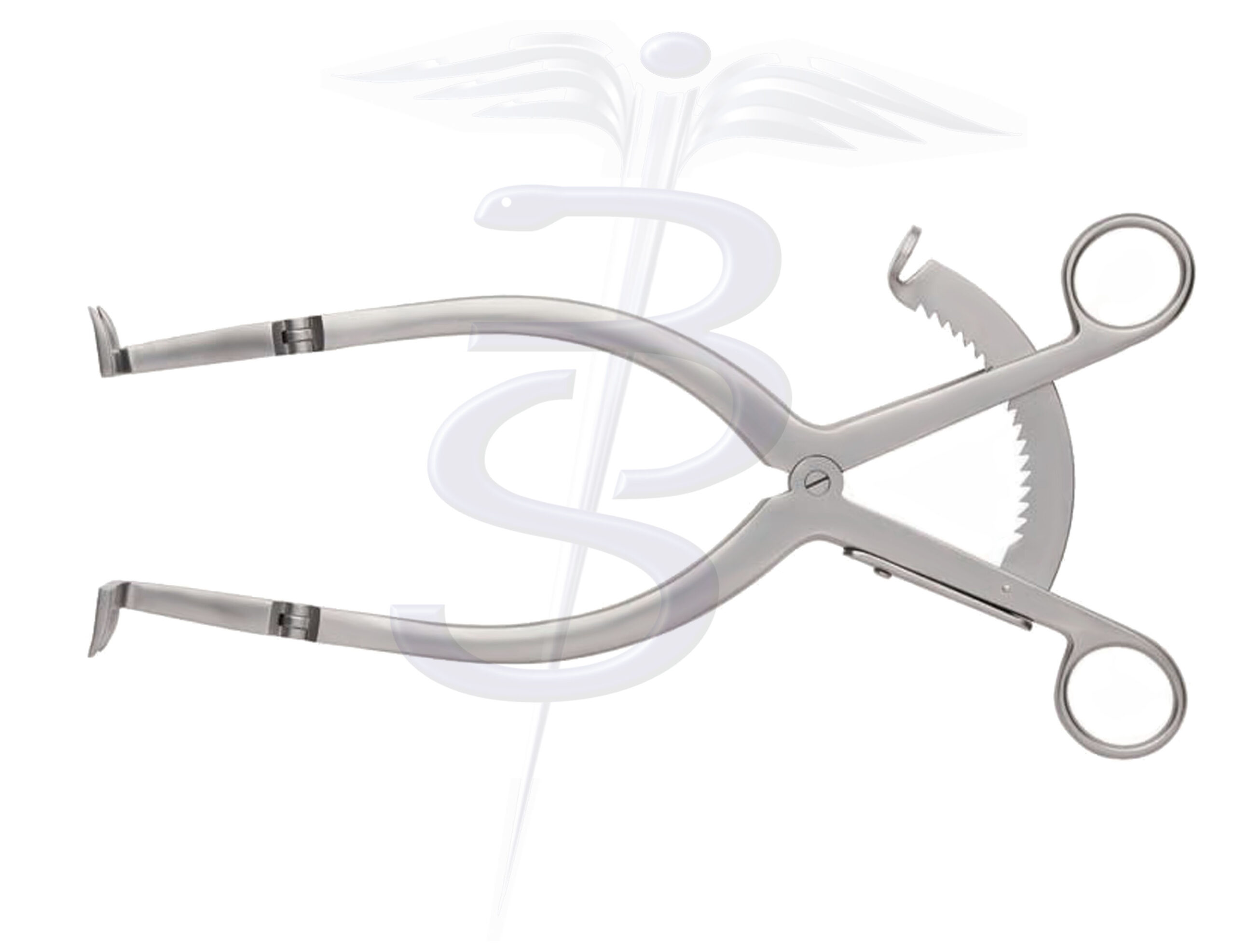 Charnley Horizontal Self Retaining Retractor 18mm Blade Depth (Semi-Sharp) Overall Length 285mm - Bolton Surgical