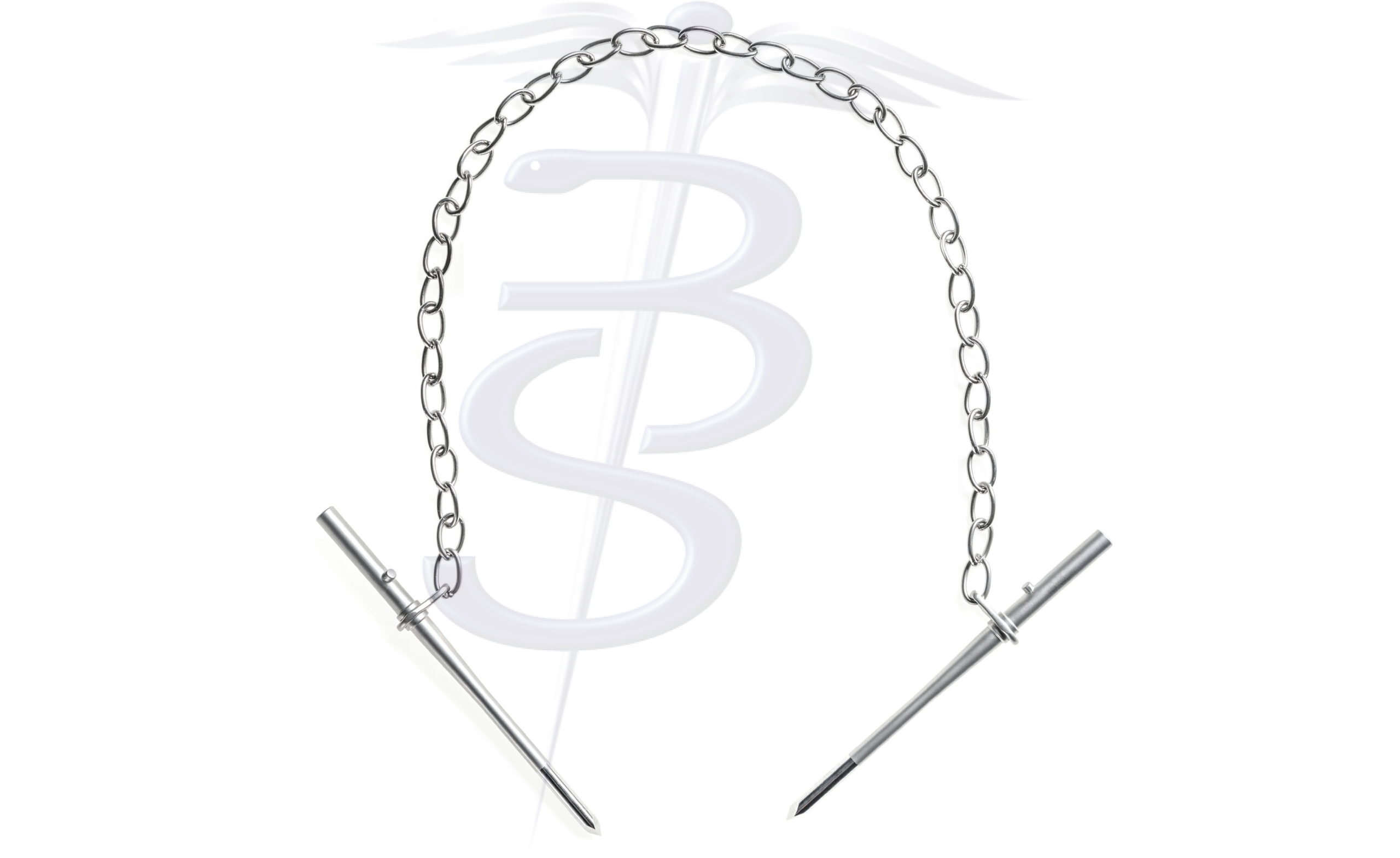 Charnley Heavy Duty Pins and Chain Only for use with Charnley Pin Inserter and Remover - Bolton Surgical