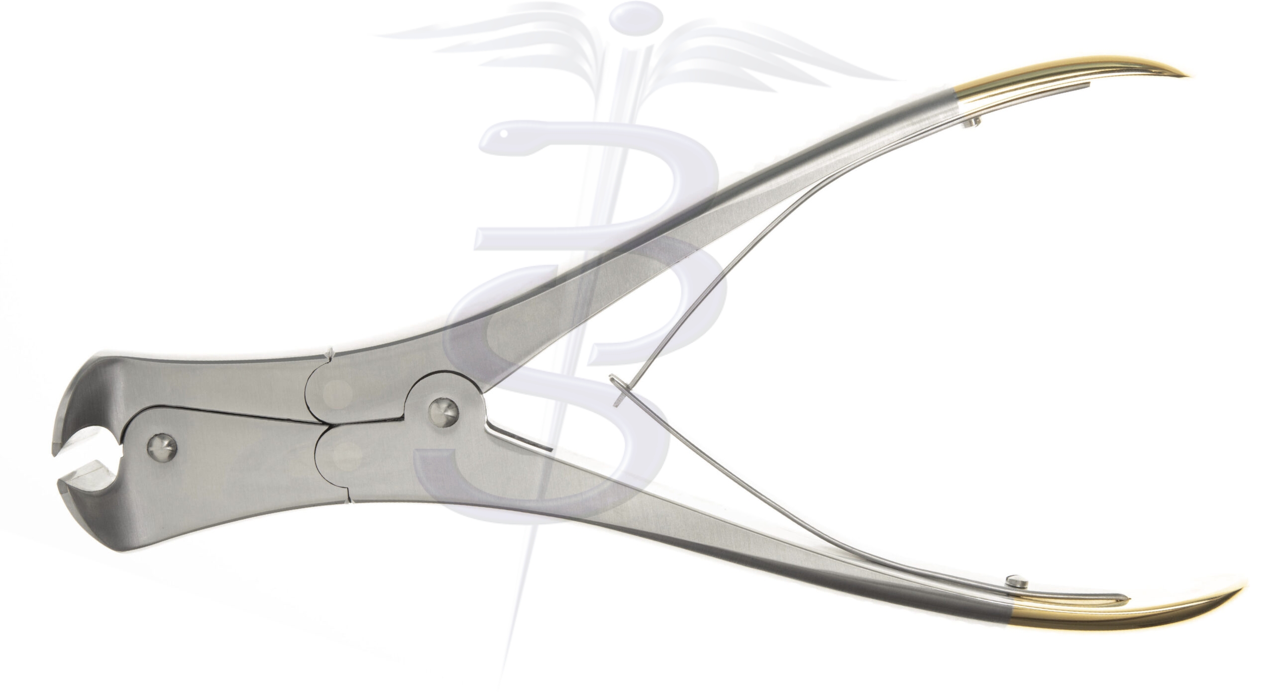 Wire Cutter Tungsten Carbide Horizontal Jaw Compound Action Overall Length 220mm (will cut up to 2mm Dia hard wire and 3mm soft wire) - Bolton Surgical