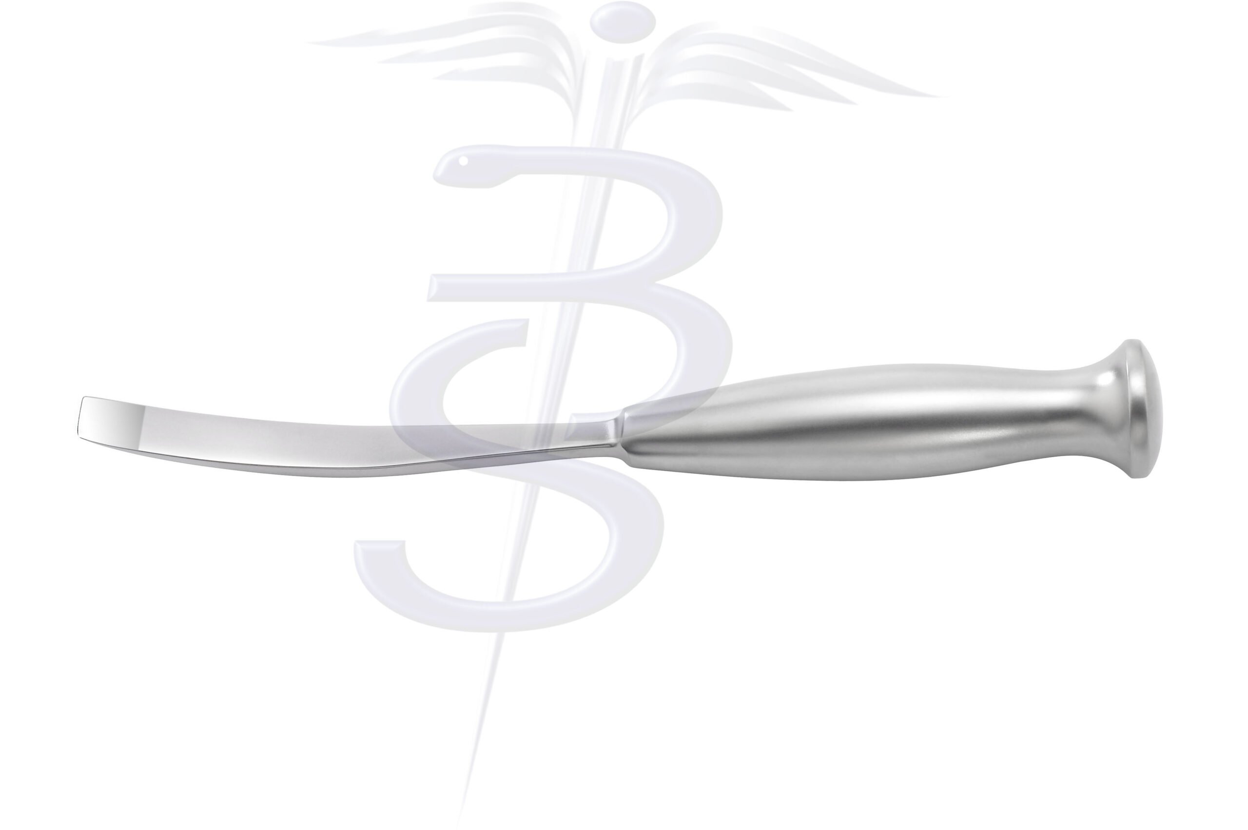 Smith Peterson Osteotome Curved Overall Length 205mm - Bolton Surgical