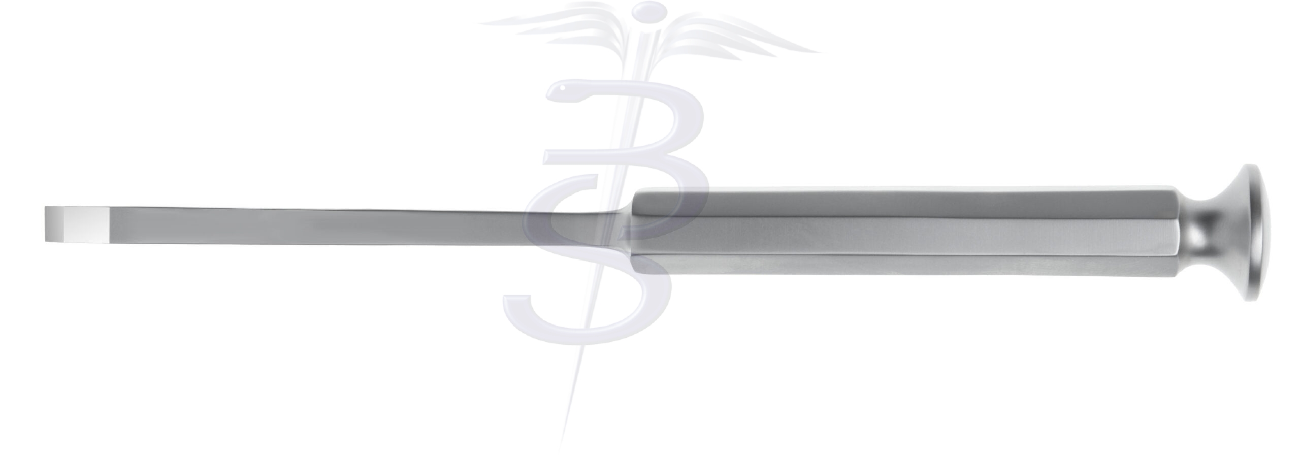 Swedish Pattern Osteotome Hard Edge Overall Length 205mm - Bolton Surgical