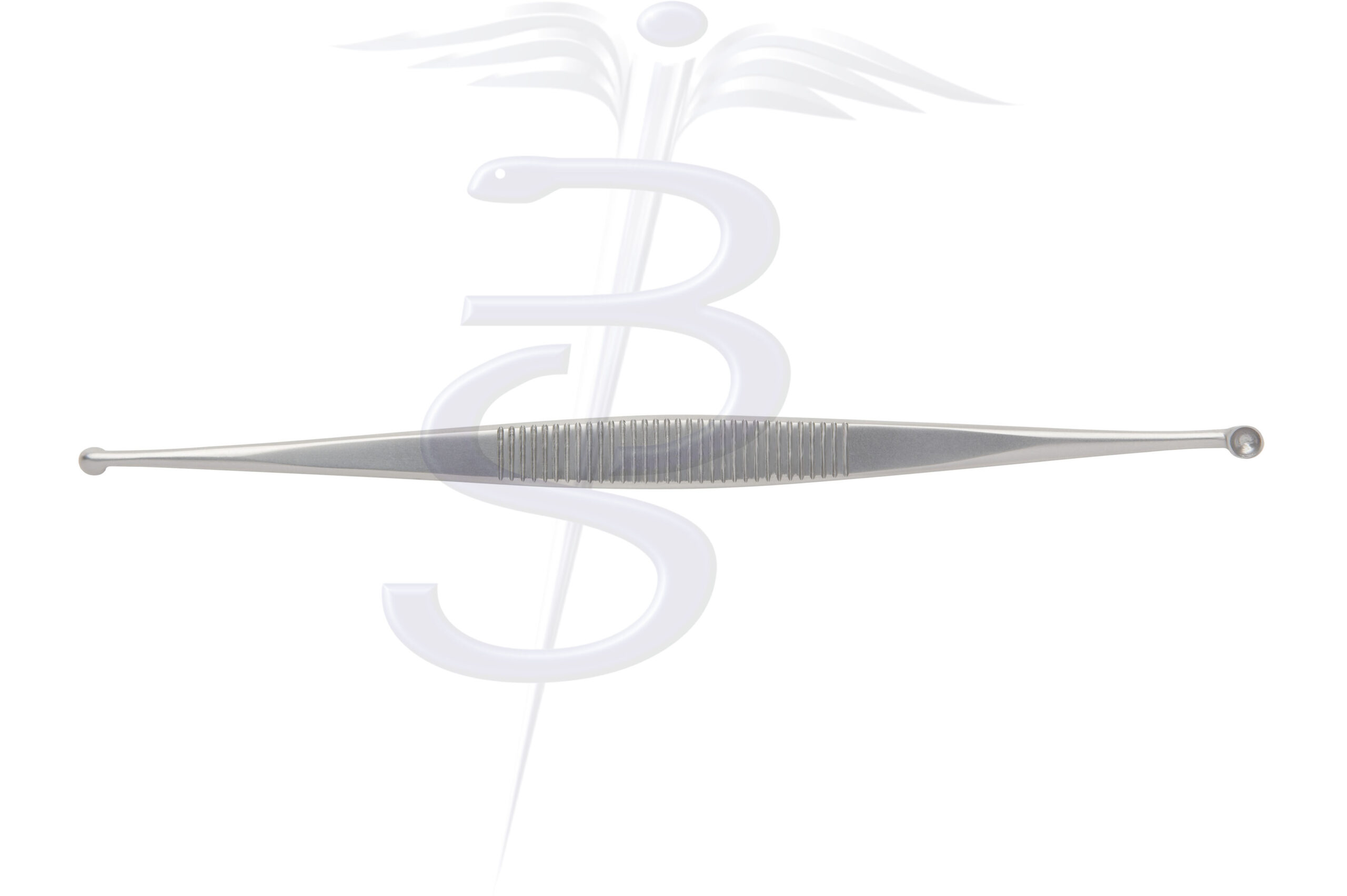 Martini Bone Scoop / Curette Double Ended Medium 2.5mm & 3.5mm Round Cups Overall Length 135mm - Bolton Surgical