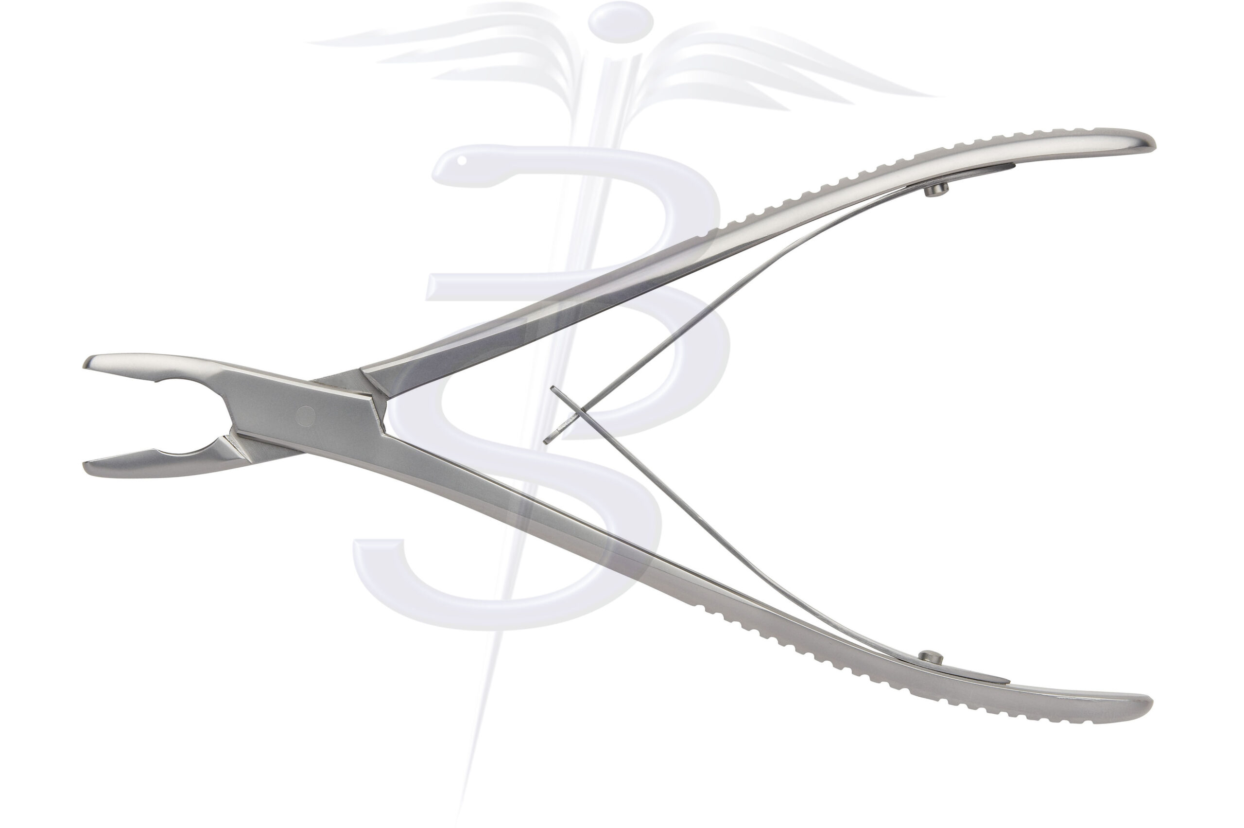 Trotter Bone Rongeur 30 Deg Angled to Side 7mm Bite Overall Length 200mm - Bolton Surgical