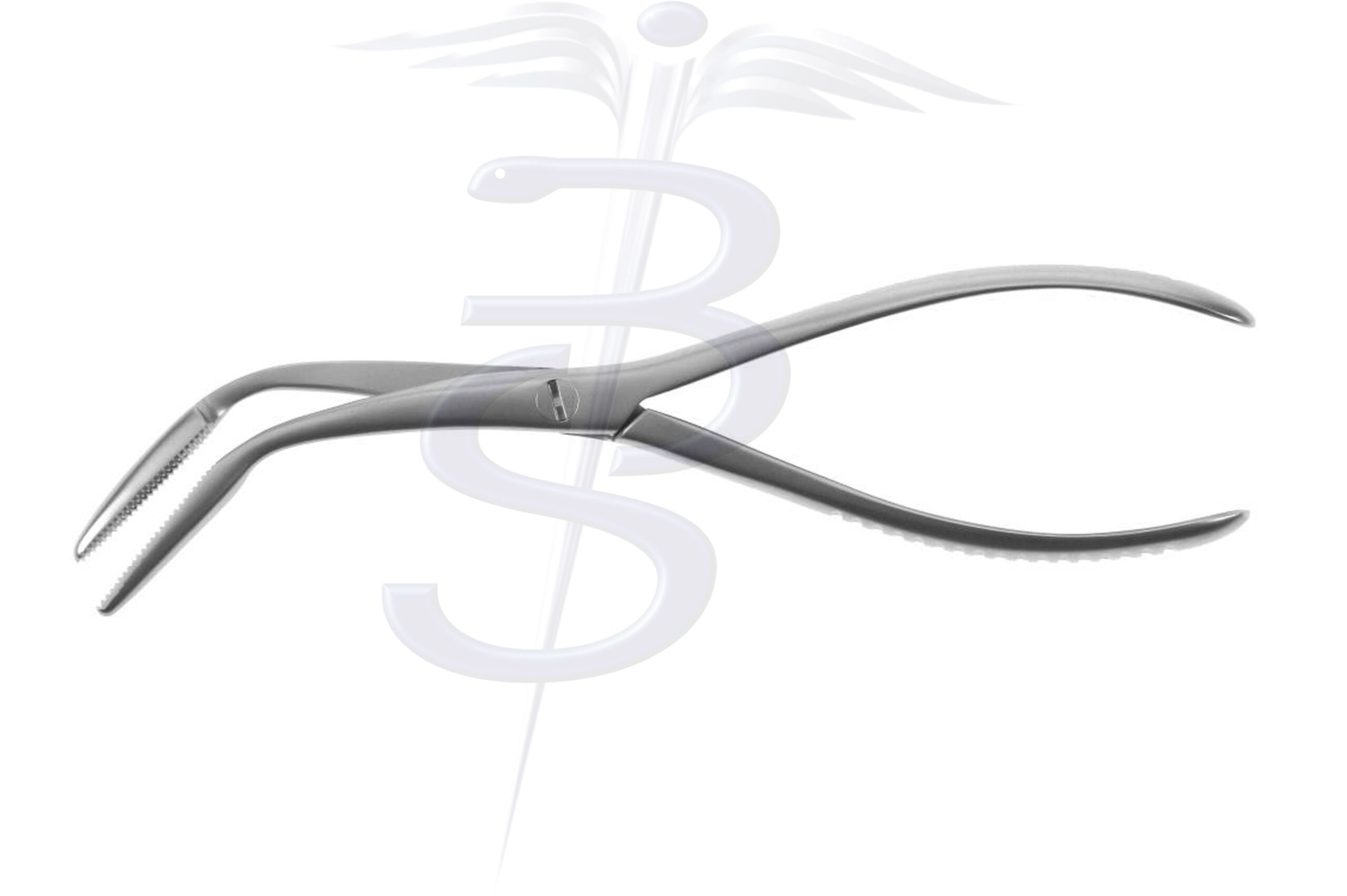 Sequestrum (Necrosis) Bone Holding Forceps 30 Deg Angled to Side - Bolton Surgical