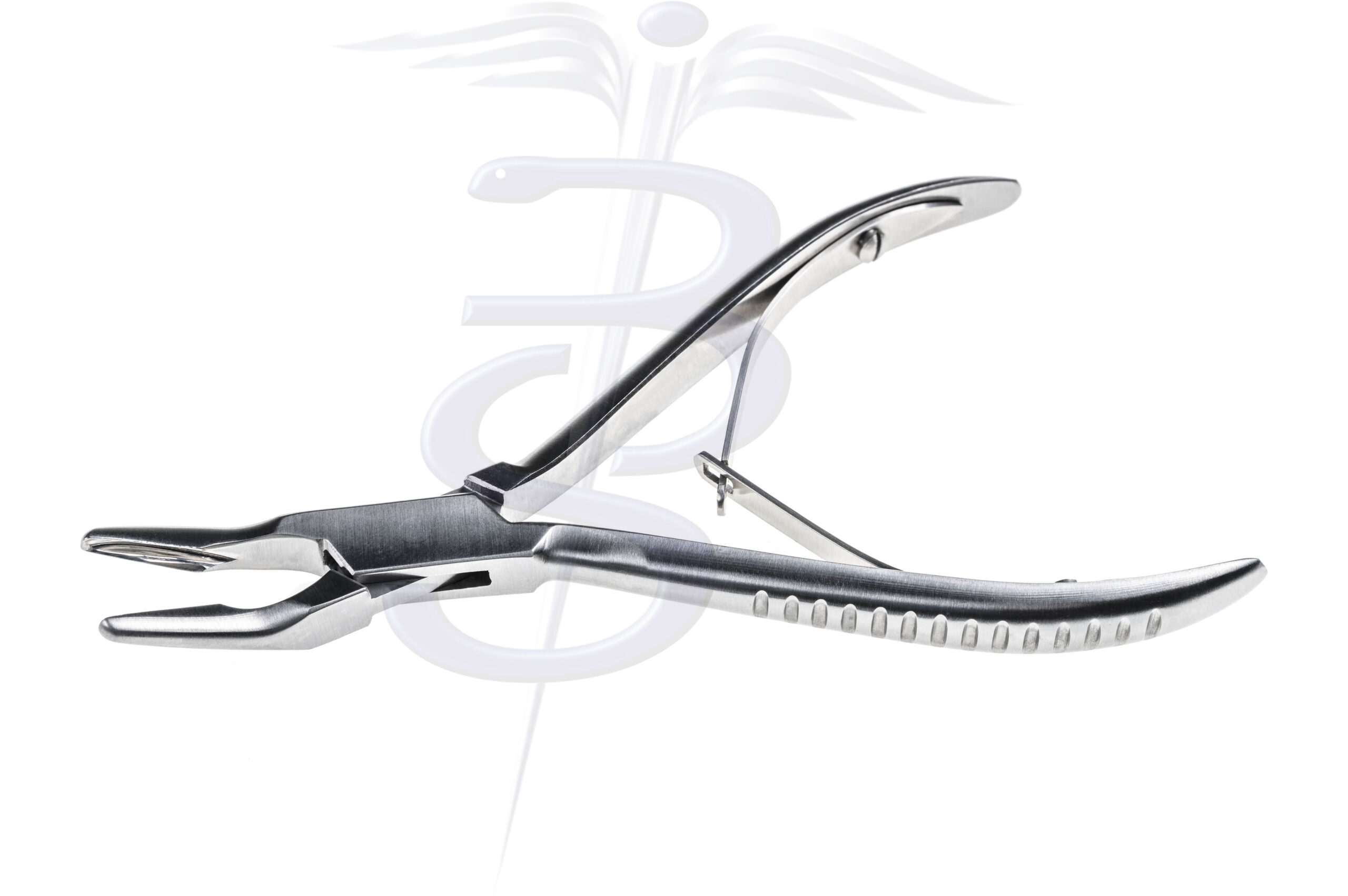 Friedman Bone Rongeur Angled with 2.5mm Bite Overall Length 140mm - Bolton Surgical