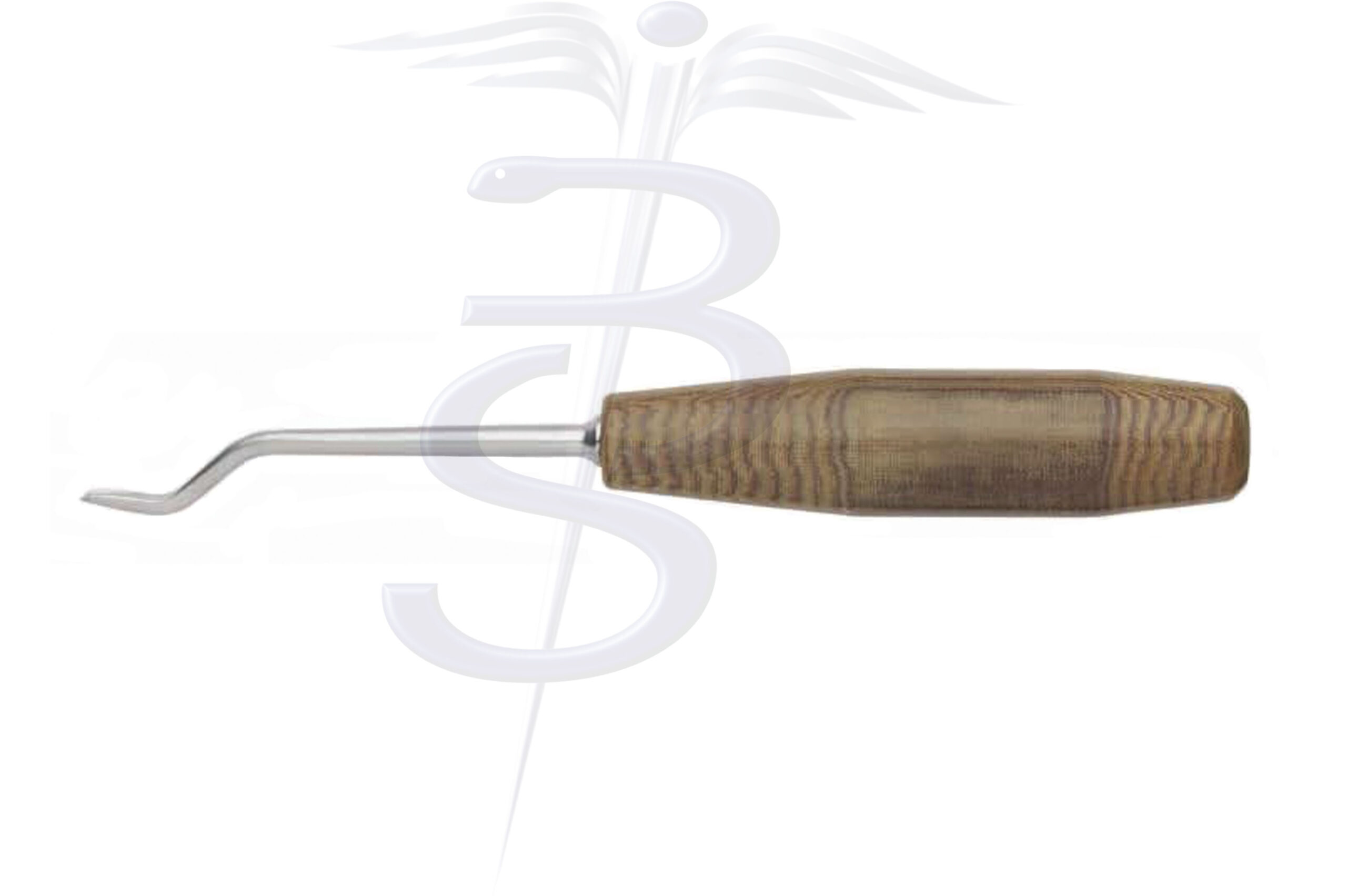 Capener Swan Neck Gouge with Tufnol Handle Overall Length 245mm - Bolton Surgical