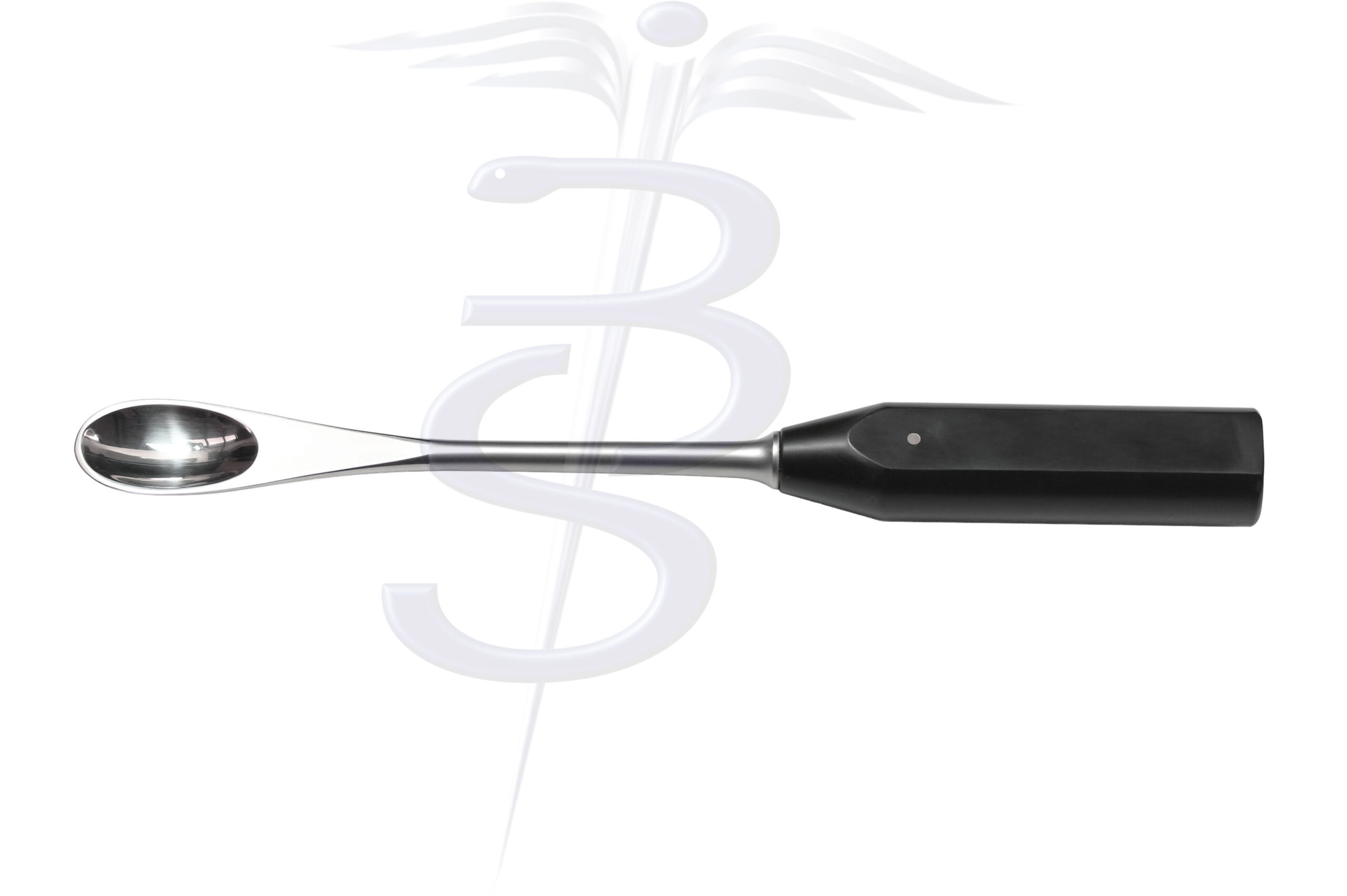Femoral Dislocation Lever Flat Spoon with Black Acetal Handle - Bolton Surgical