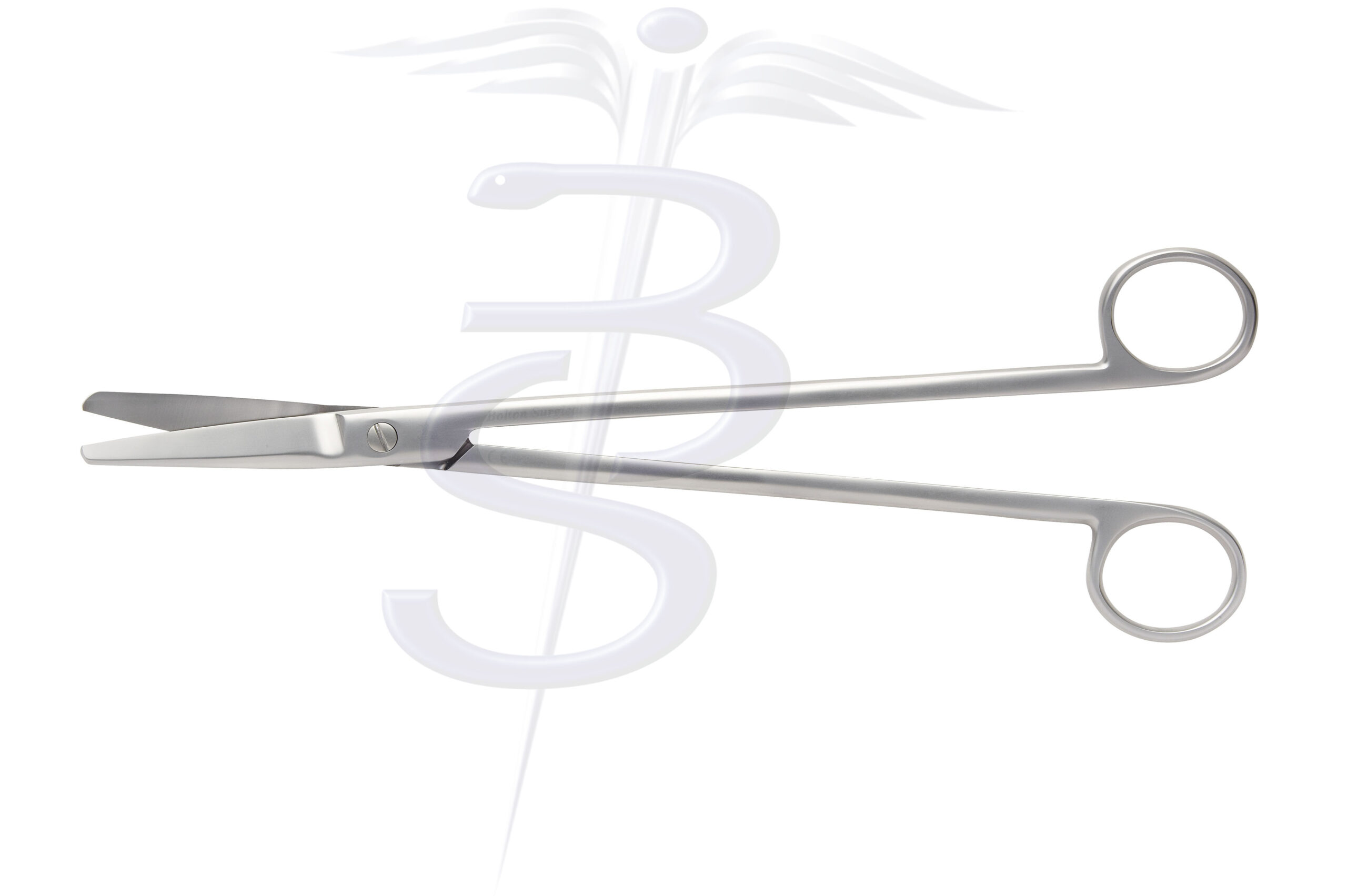 Gynae Superior Scissor Angled on Flat 250mm - Bolton Surgical