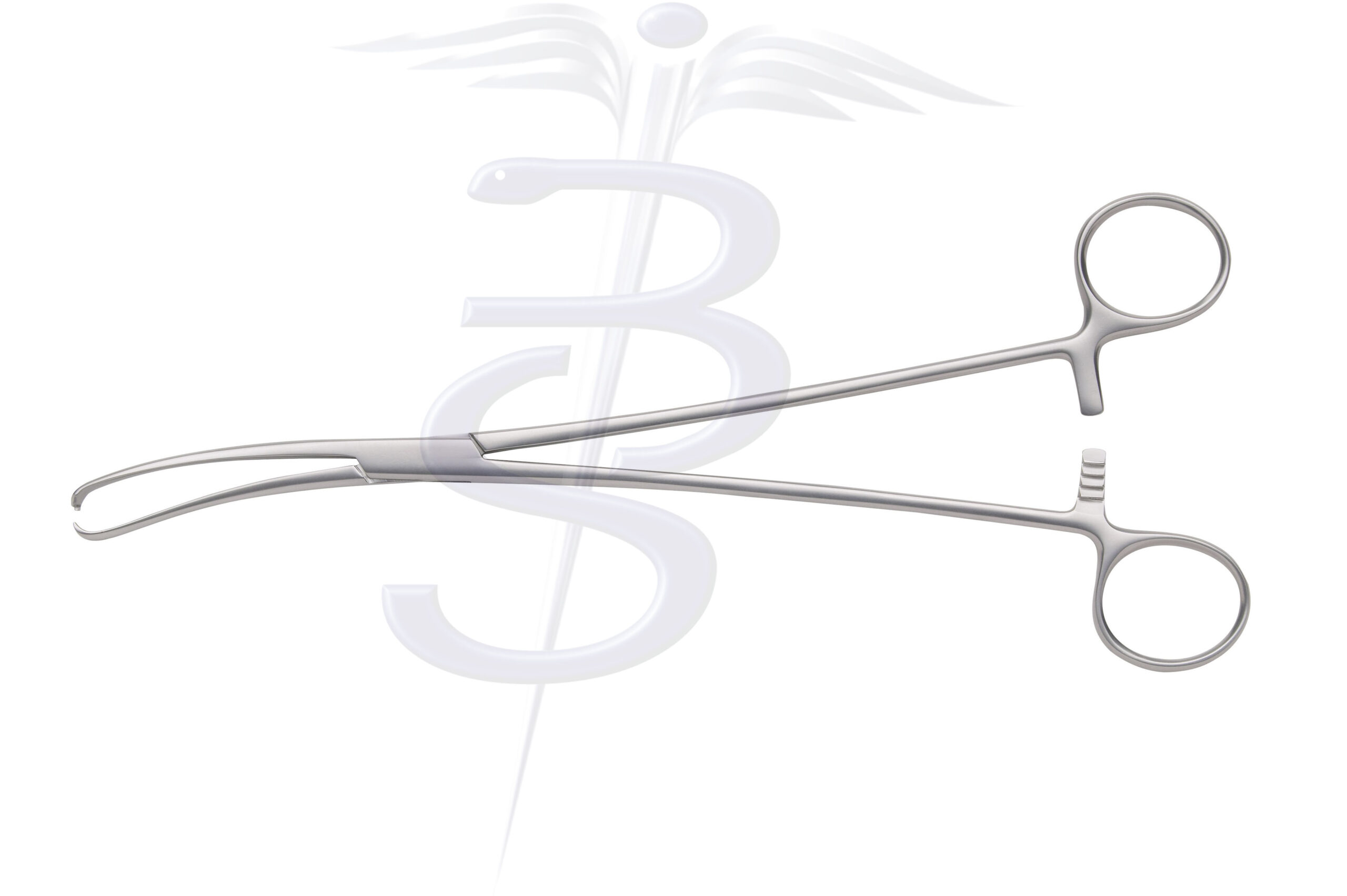 Lewer Vulsellum Forceps 2:2 Teeth Overall Length 230mm - Bolton Surgical