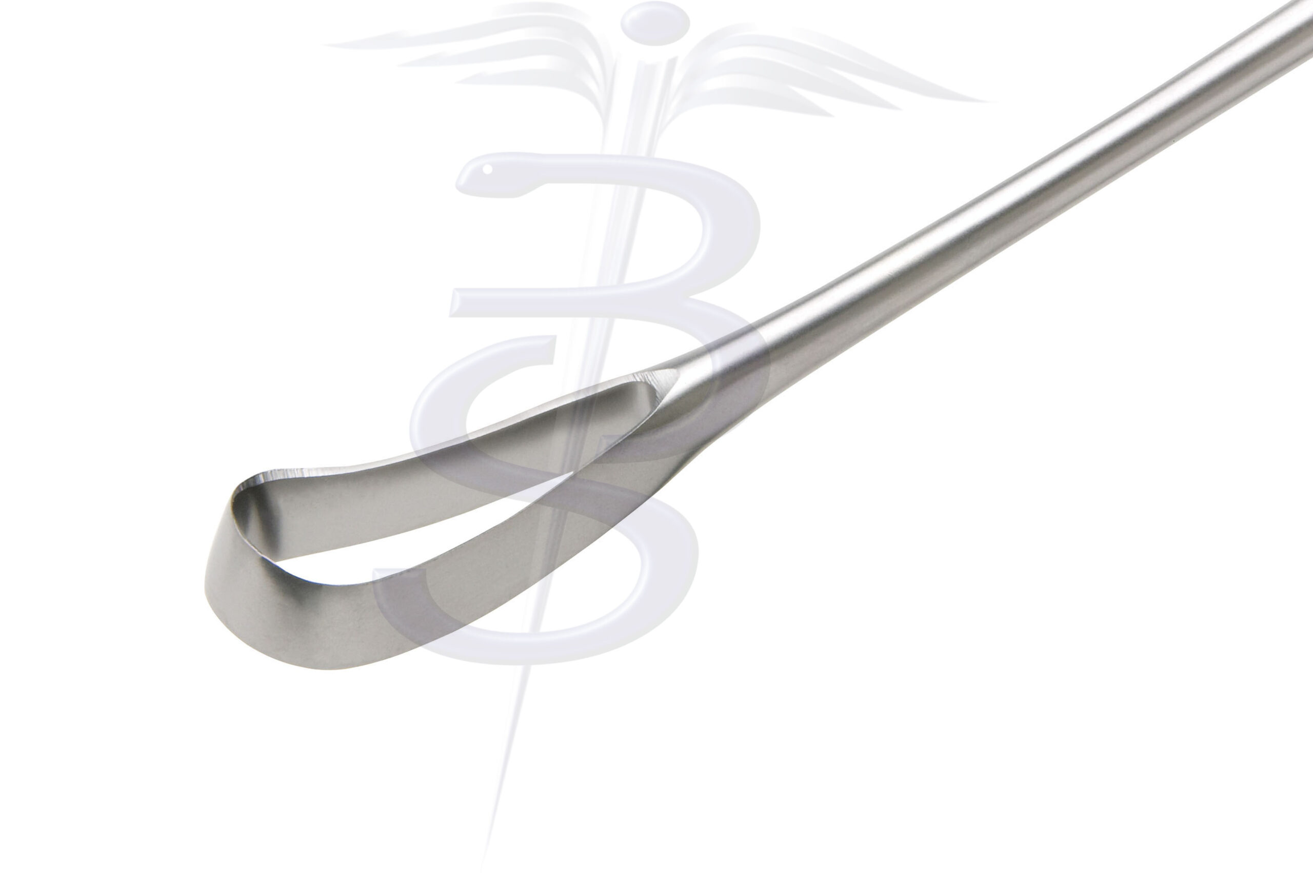 Sims Uterine Curette Single Ended Blunt Overall Length 310mm - Bolton Surgical