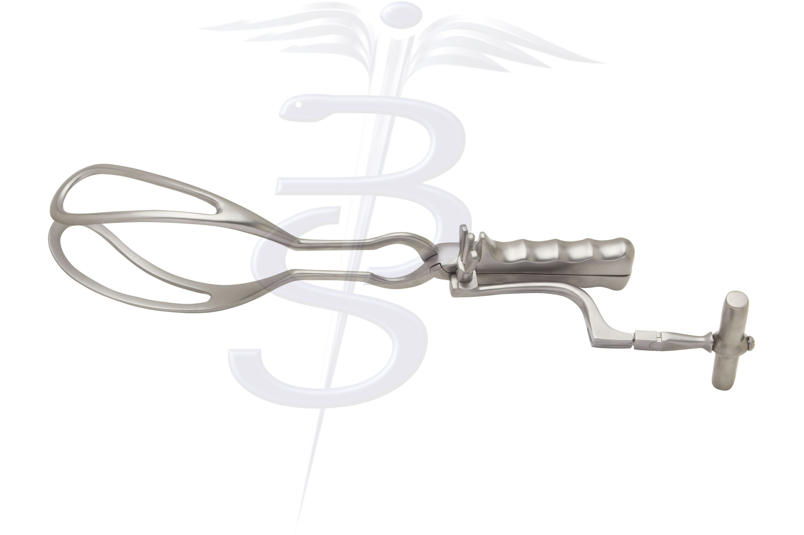 Neville Barnes Obstetric Forceps with Simpson Handle Overall Length 400mm - Bolton Surgical