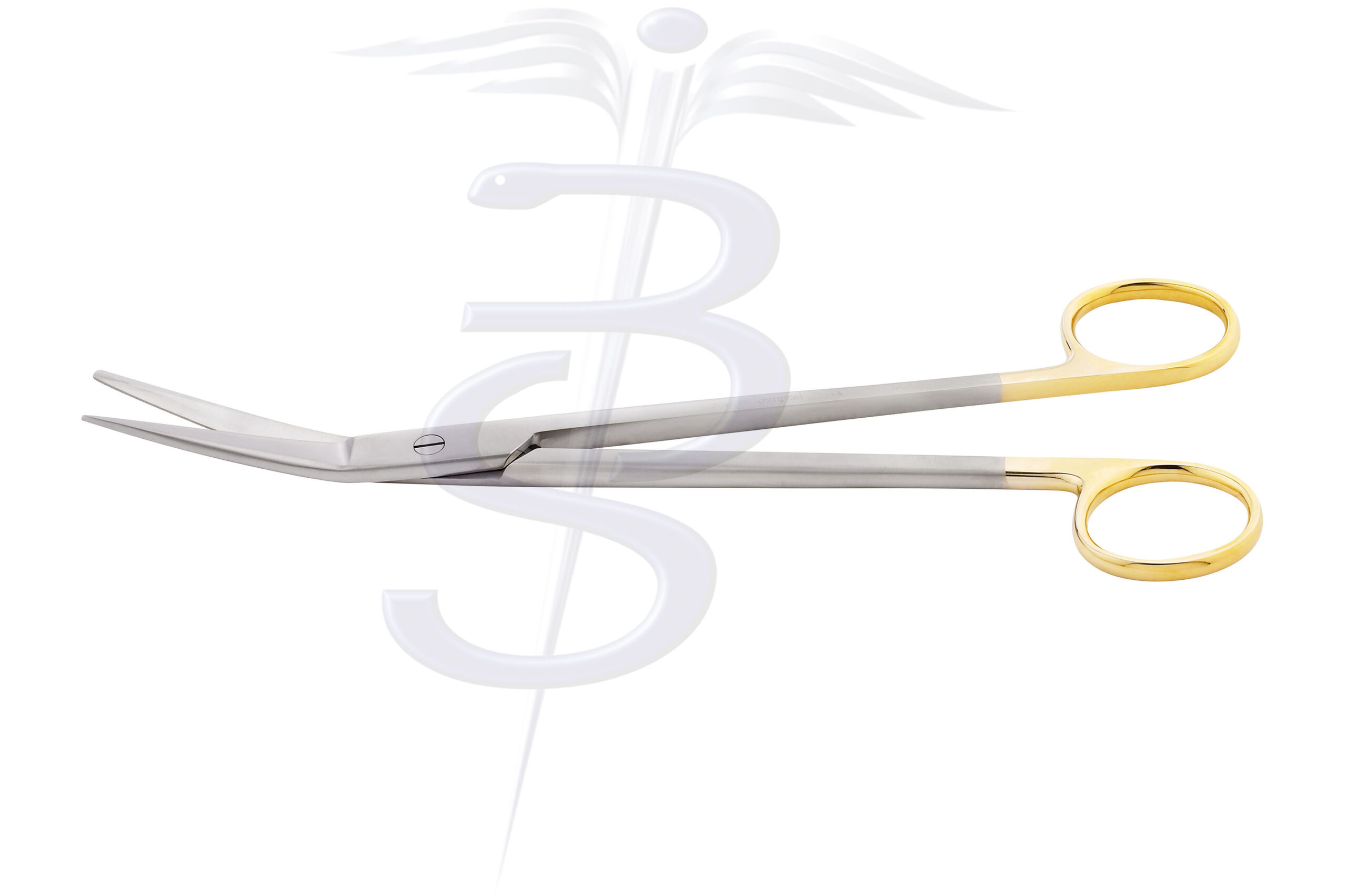 Monaghan Scissors Hard Edge 45 Degree Angled Blades 230mm - Bolton Surgical