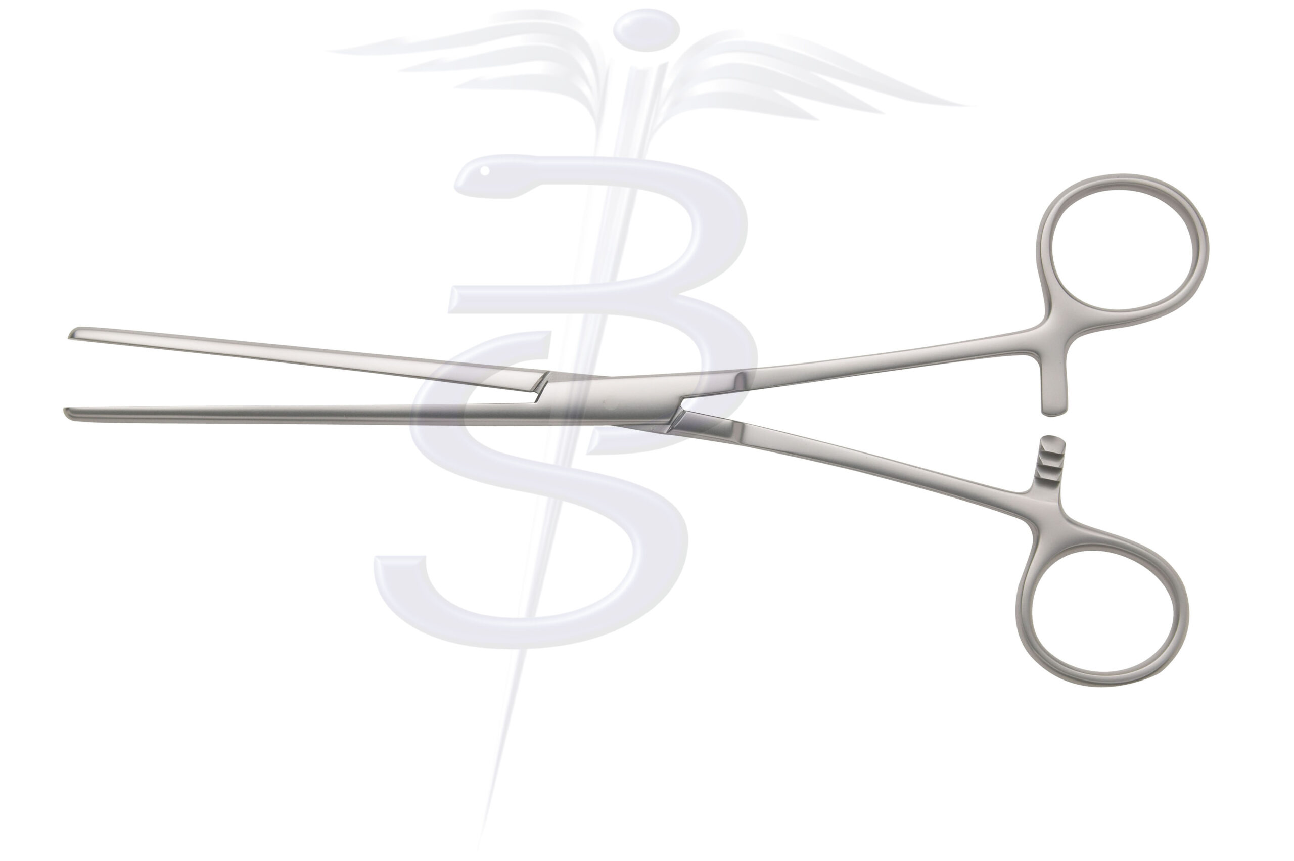 Schoemaker Colectomy Clamp Straight with Hollow Blades - Bolton Surgical