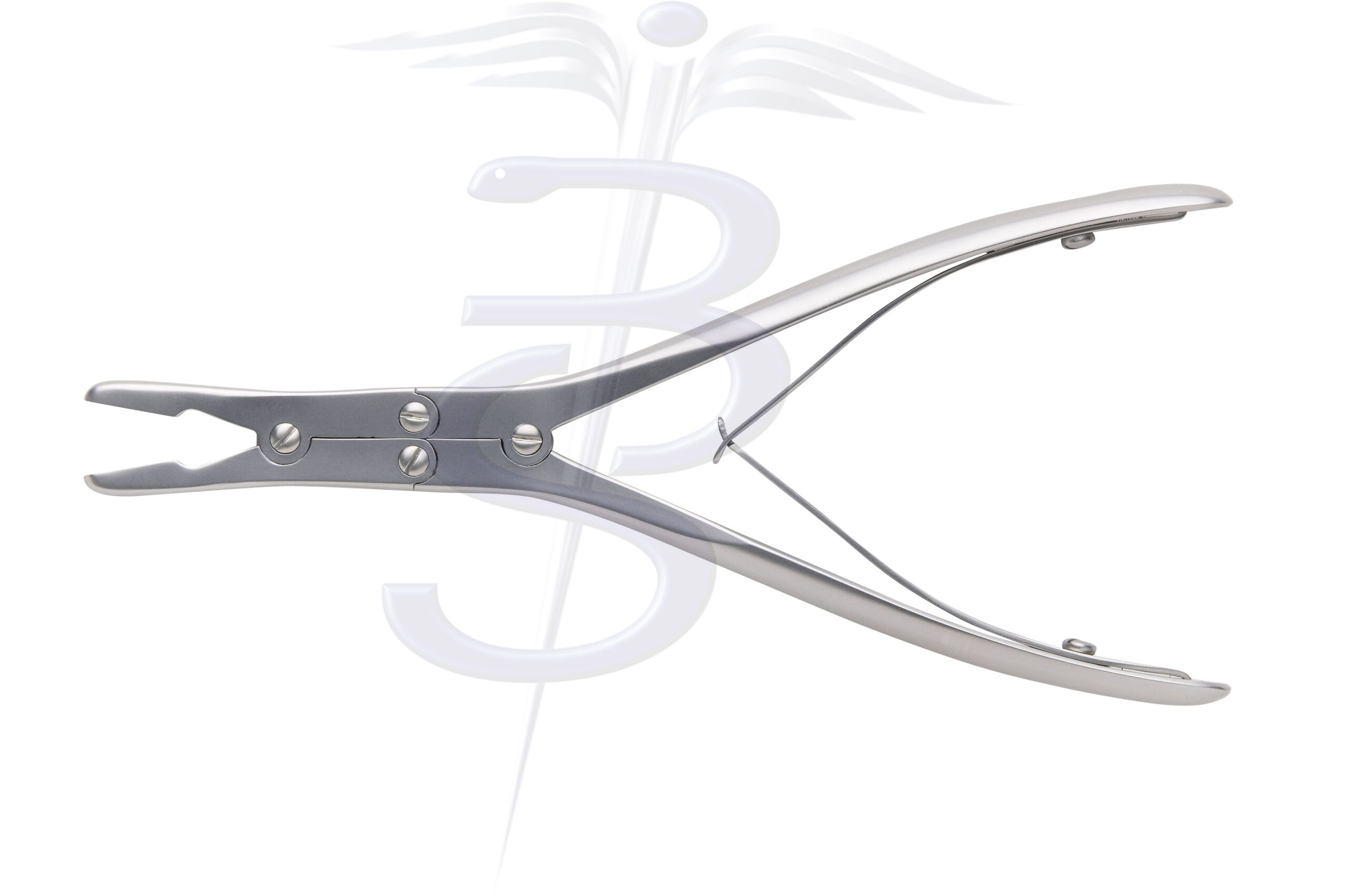 Ward Rongeur Curved with 4mm Bite Overall Length 180mm - Bolton Surgical