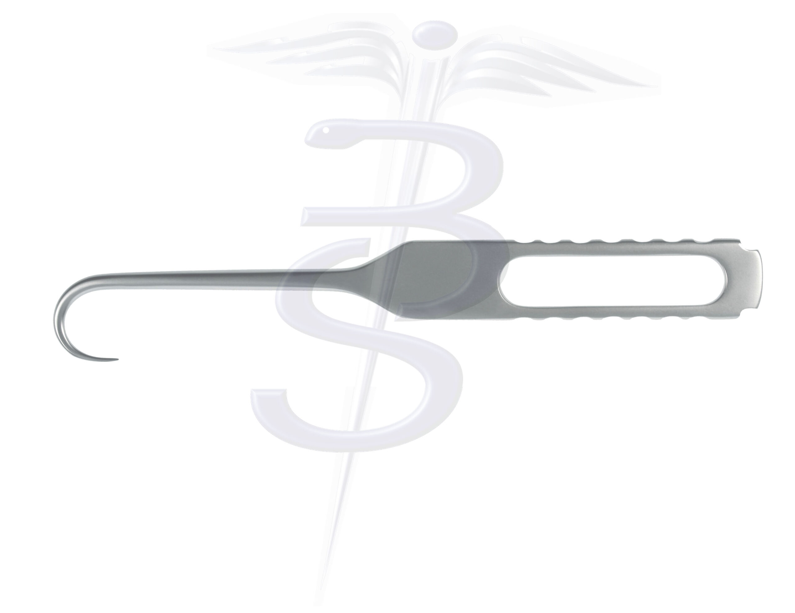 Poswillo Malar Hook 20mm Hook Overall Length 210mm - Bolton Surgical
