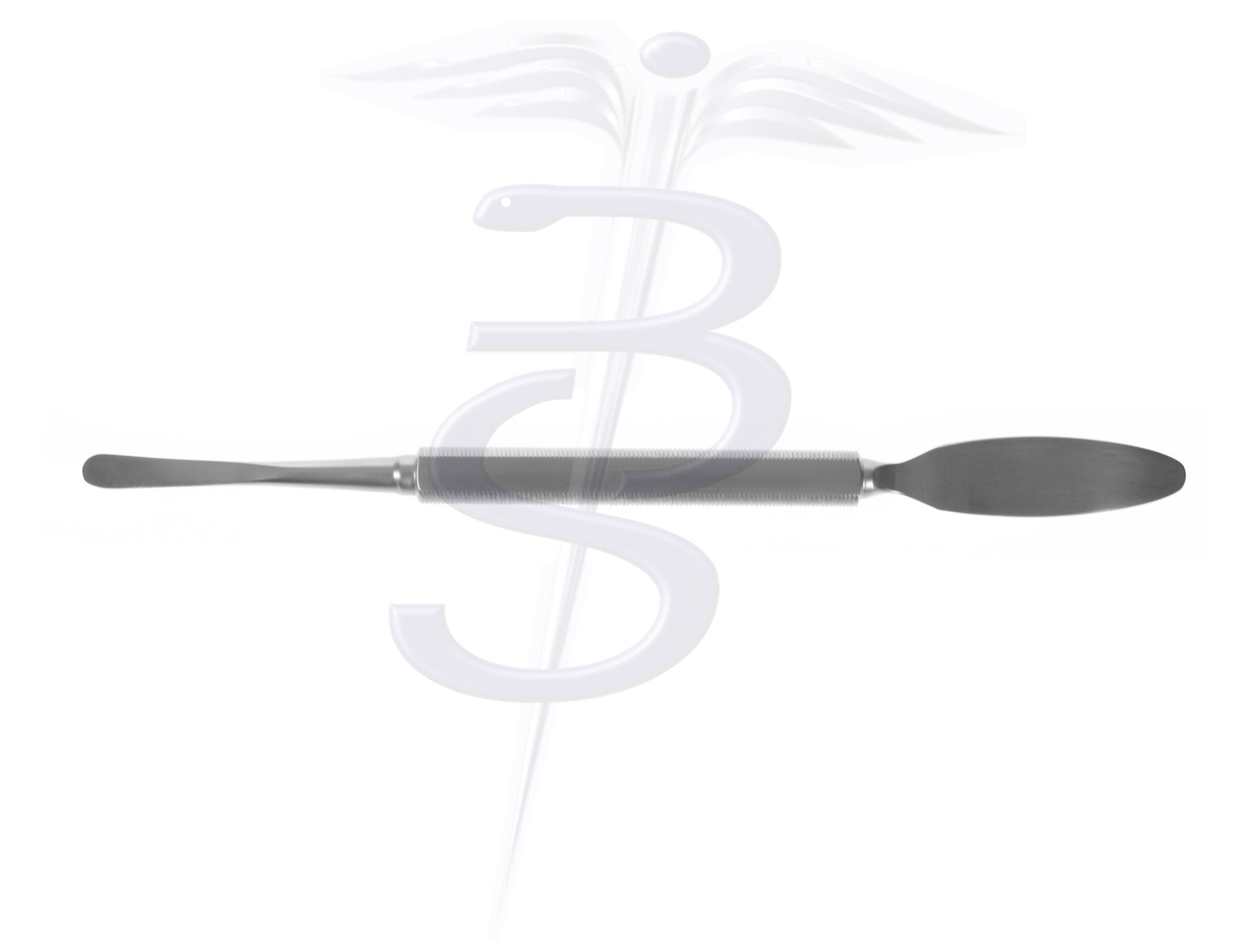 Roberts Periosteal Elevator Double Ended (Paddle End 14mm Wide & Freer End 6mm Wide) Overall Length 190mm - Bolton Surgical