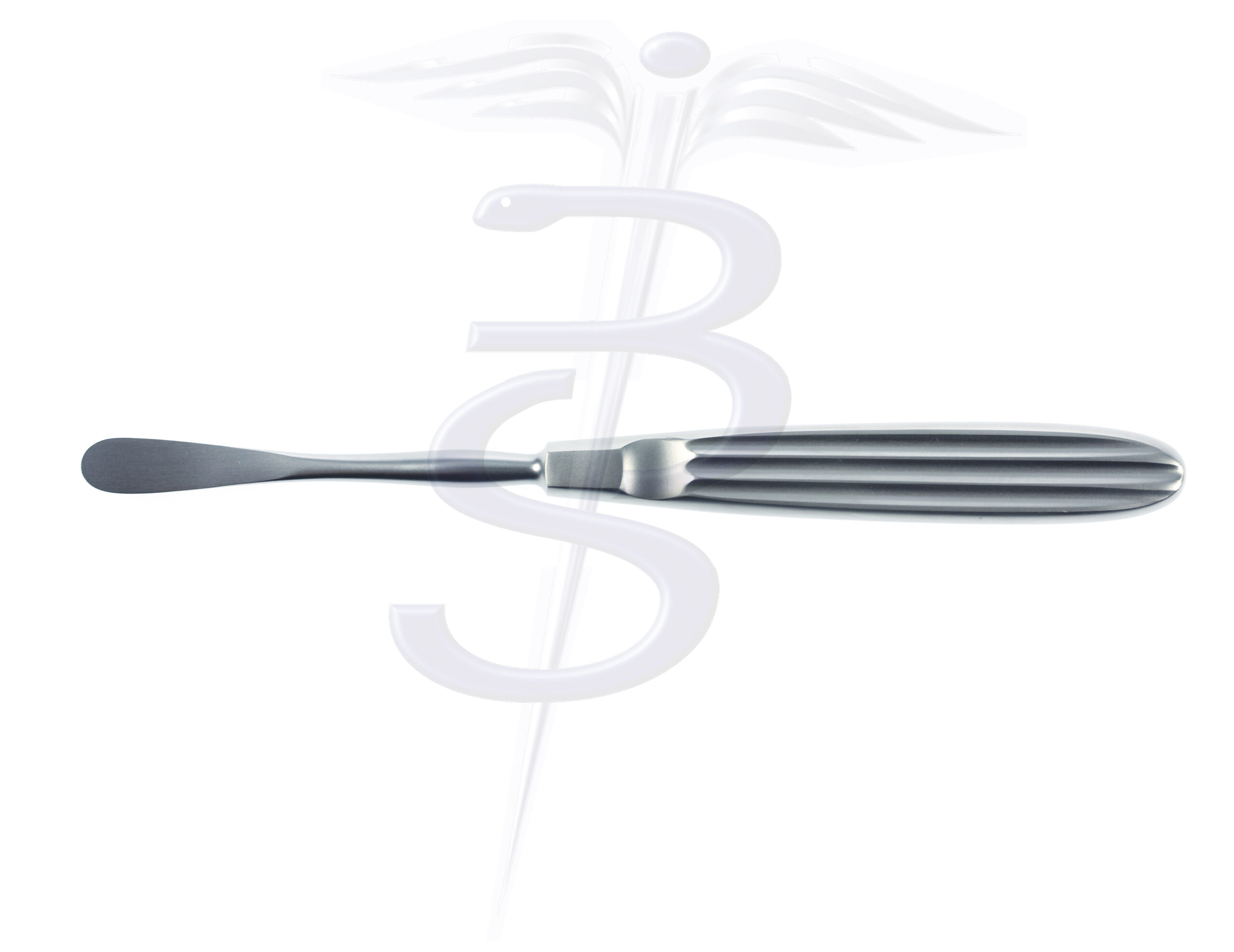 Obwegeser Mandibular Periosteal Elevator Slight Curve Overall Length 175mm - Bolton Surgical