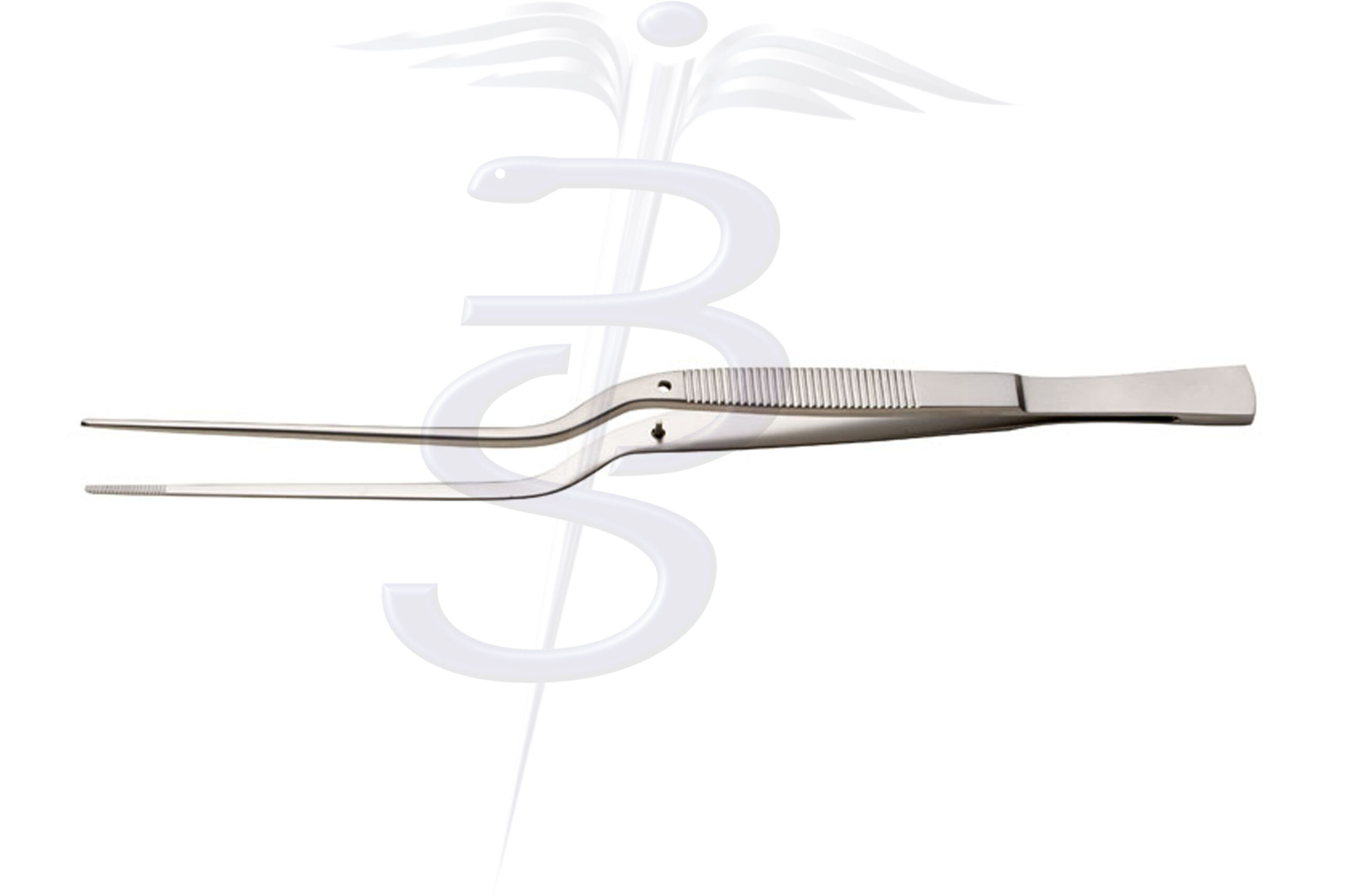 Adson Bayonet Forceps Serrated 190mm - Bolton Surgical