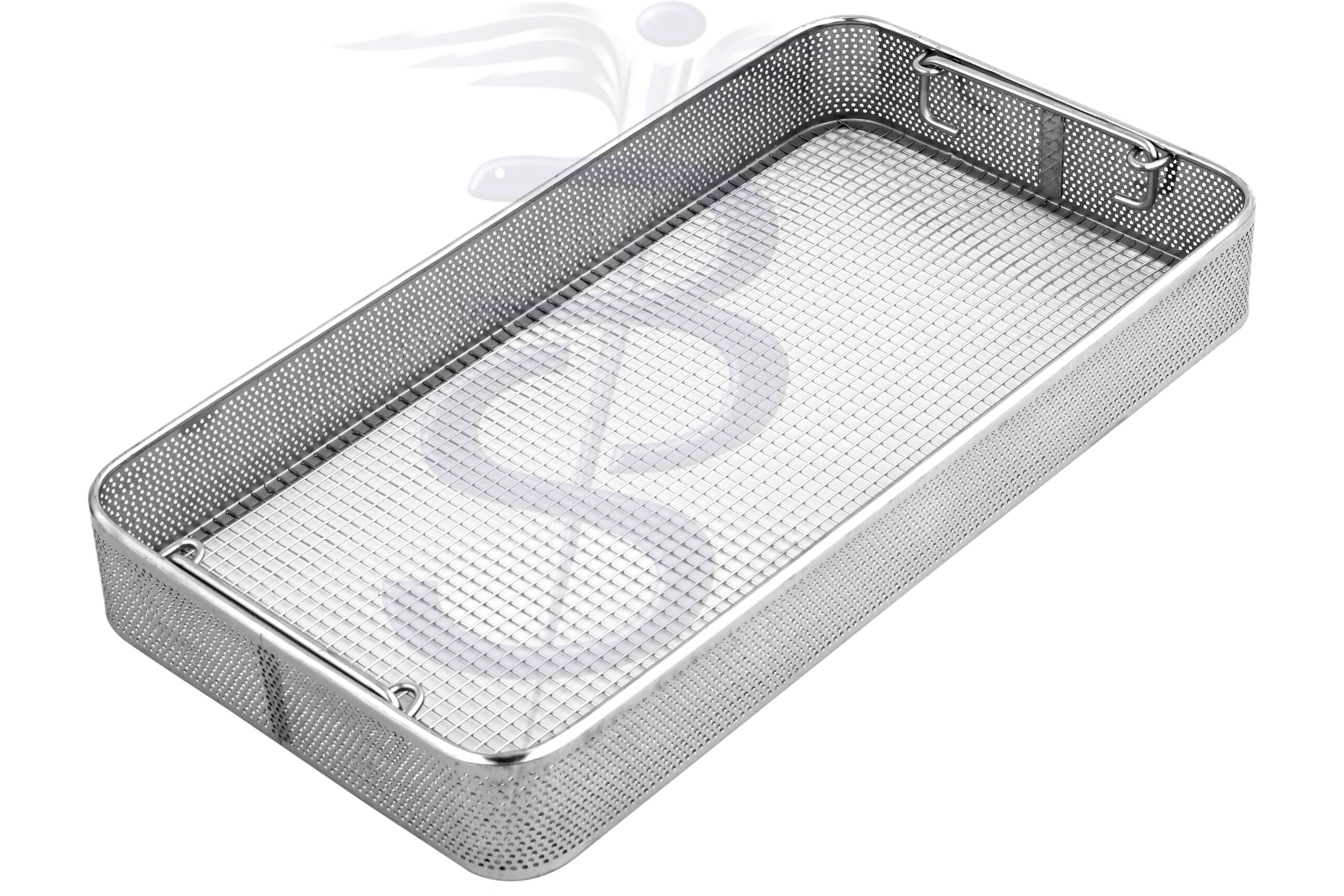 Din Basket with Flat Base and Perforated Sides - Bolton Surgical