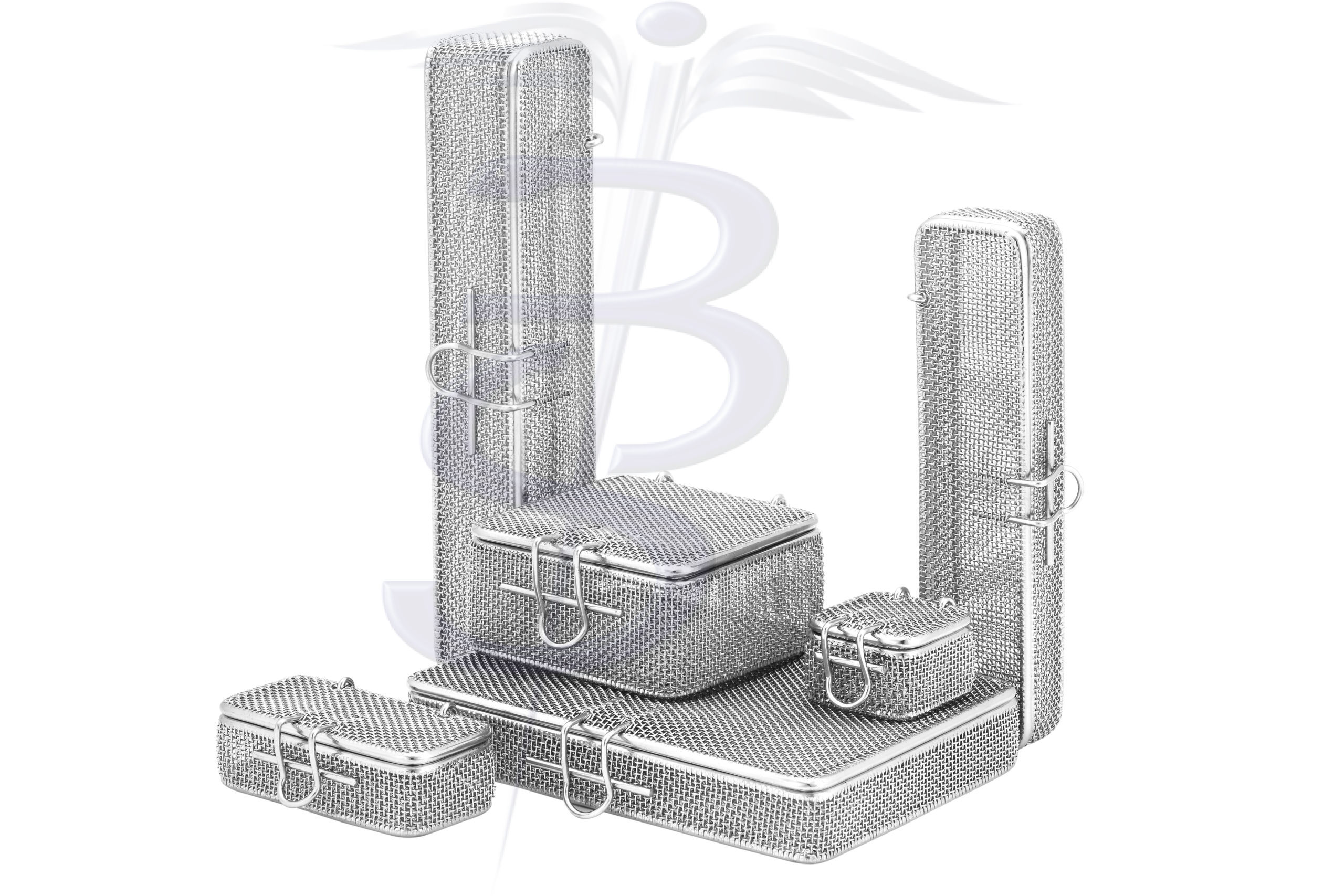 Micro Fine Wire Mesh Basket with Lid - Bolton Surgical