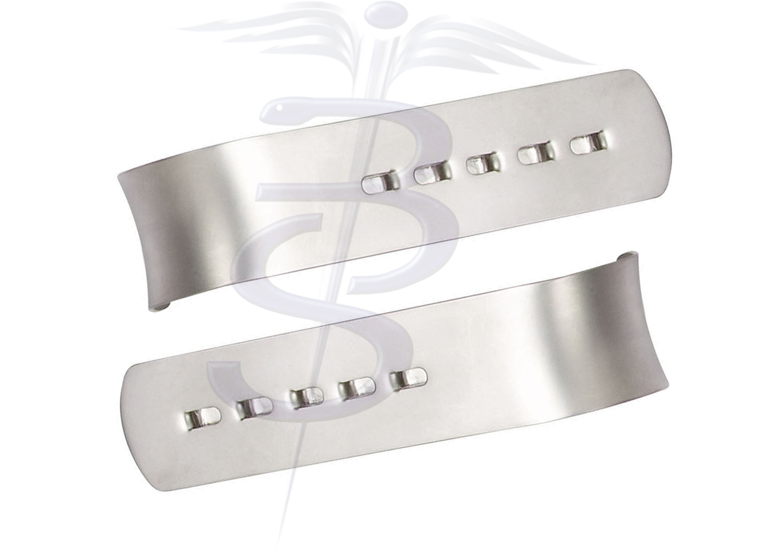 Turner Warwick Stainless Steel Blade 'E' Curved 38mm Wide x 51mm Deep (no Slide Lock) (set of 2)