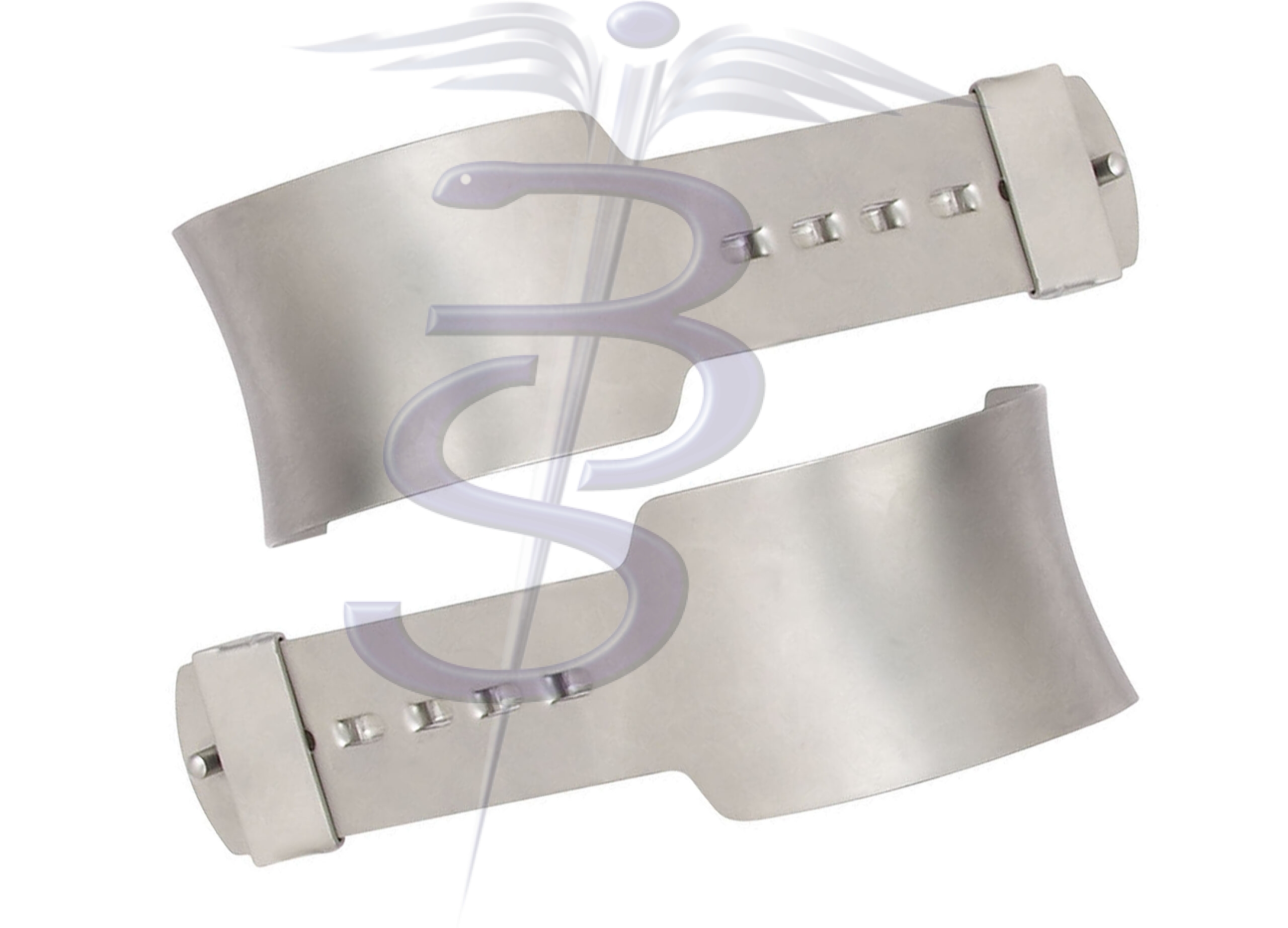 Turner Warwick Stainless Steel Blade 'H' Curved With Lip 60mm Wide x 114mm Deep (with Slide Lock) (set of 2)
