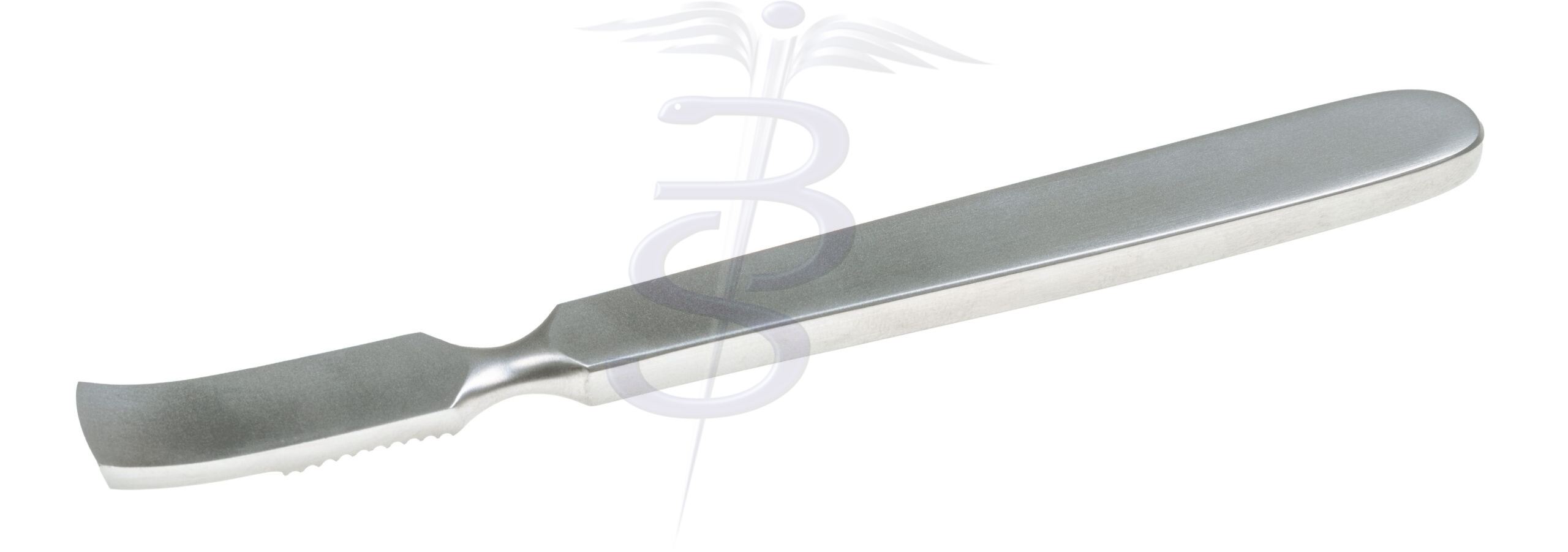 Farabeuf Rougine 12mm Wide Curved Flat Handle 150mm - Bolton Surgical