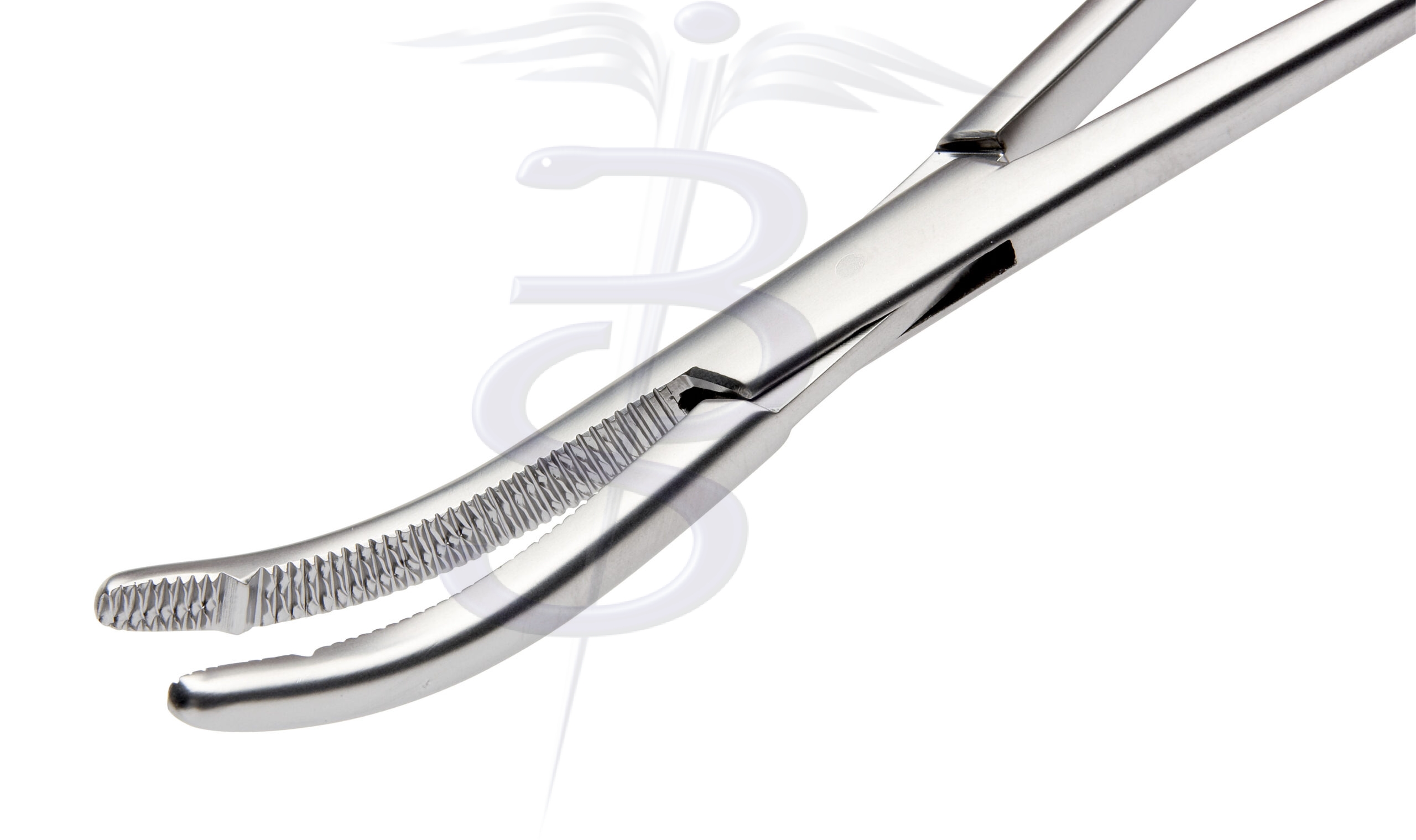 Heaney Clamp Curved Single Tooth 200mm - Bolton Surgical